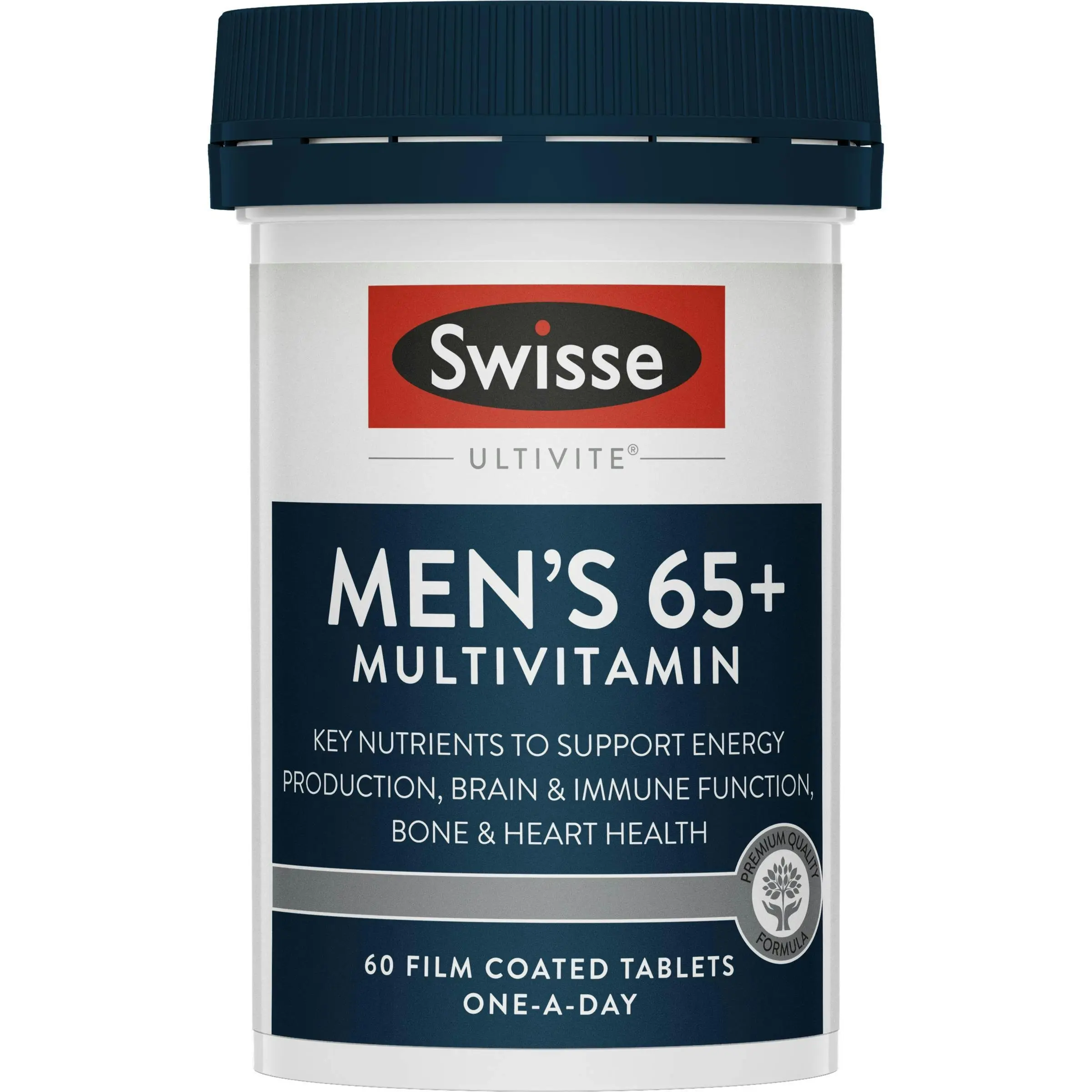 Swisse Ultivite Mens 65+ Multivitamin 60 Tablets - Health