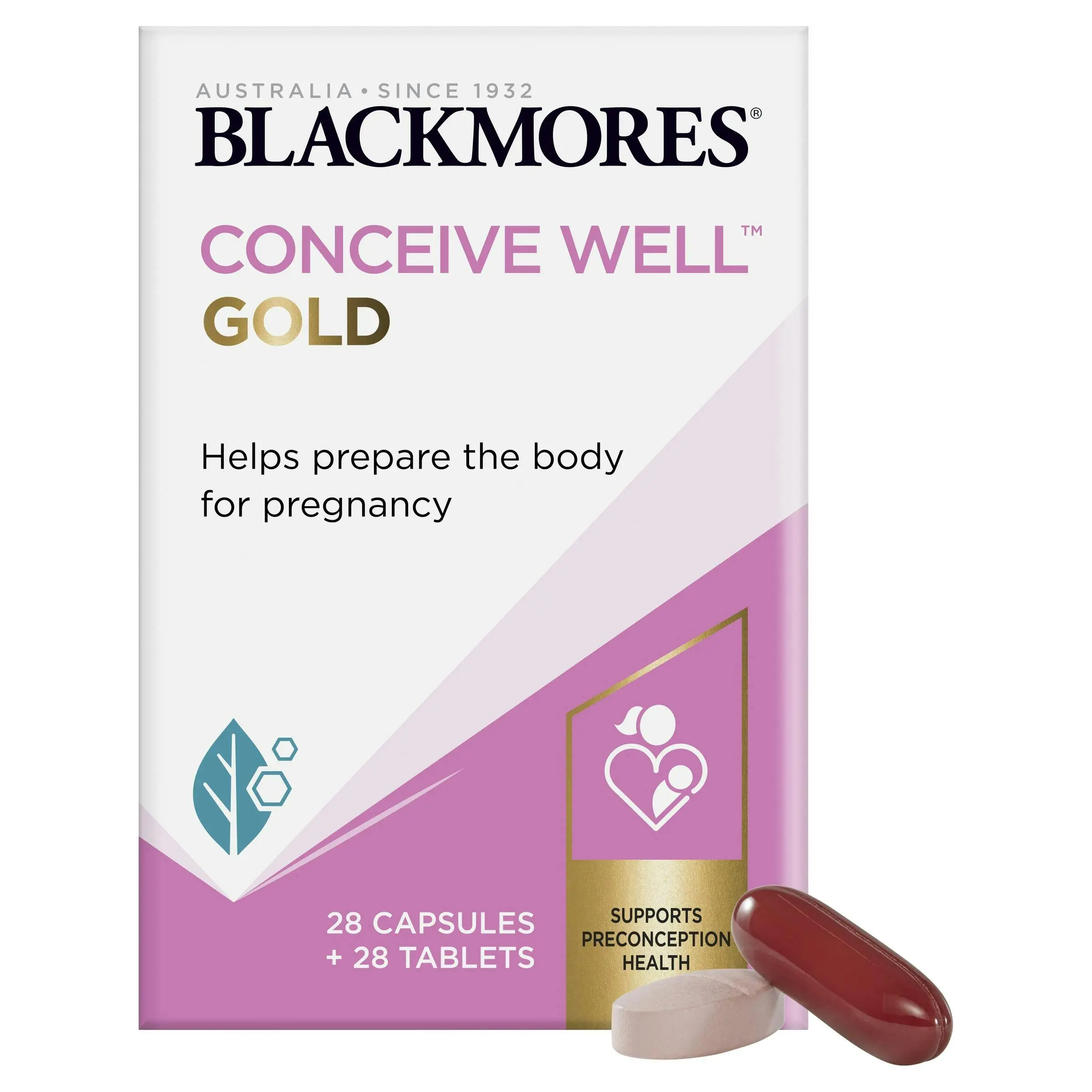 Blackmores Conceive Well Gold 56 Tablets - Health