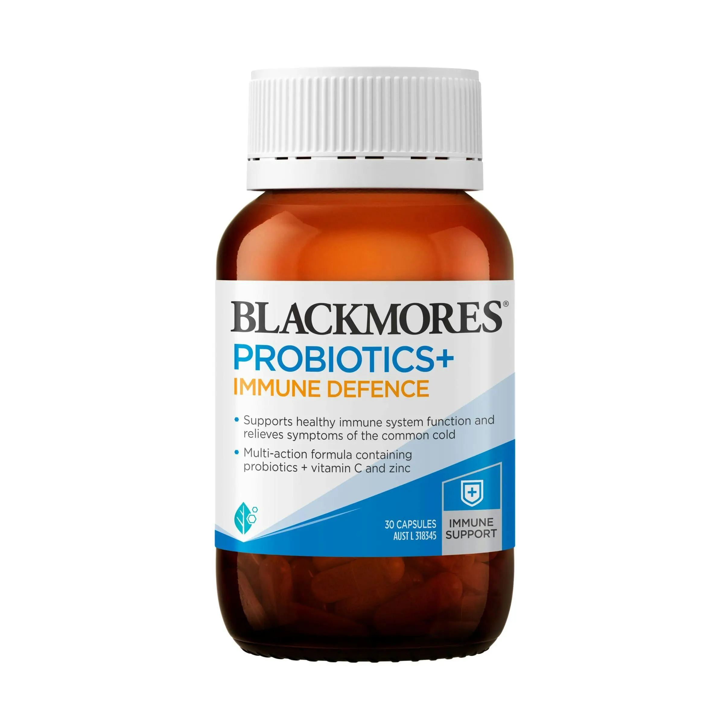 Blackmores Probiotics + Immune Defence 30 Capsules - Health