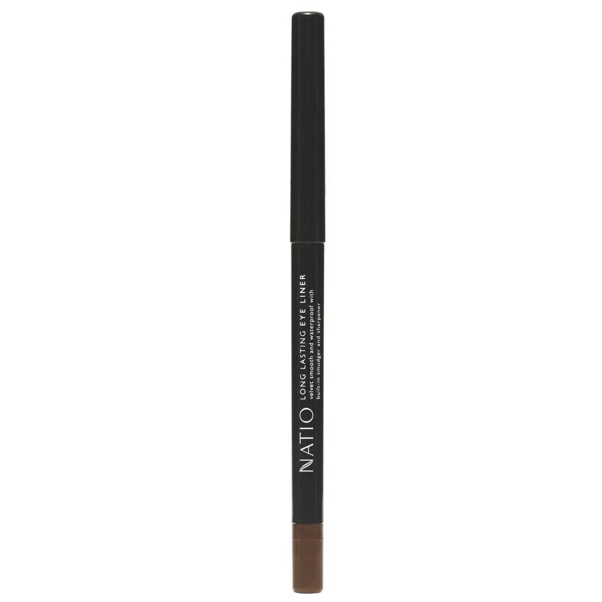 Natio Mechanical Long Lasting Eye Liner Brown - Beauty