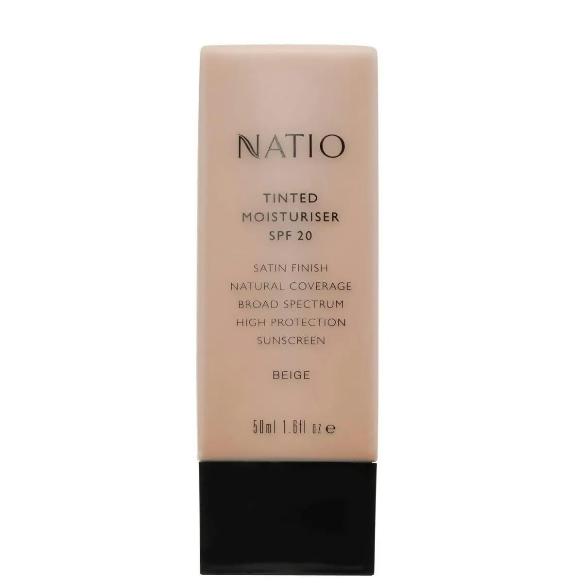 Natio Tinted Moisturiser SPF 20 In Beige 50ml - Beauty