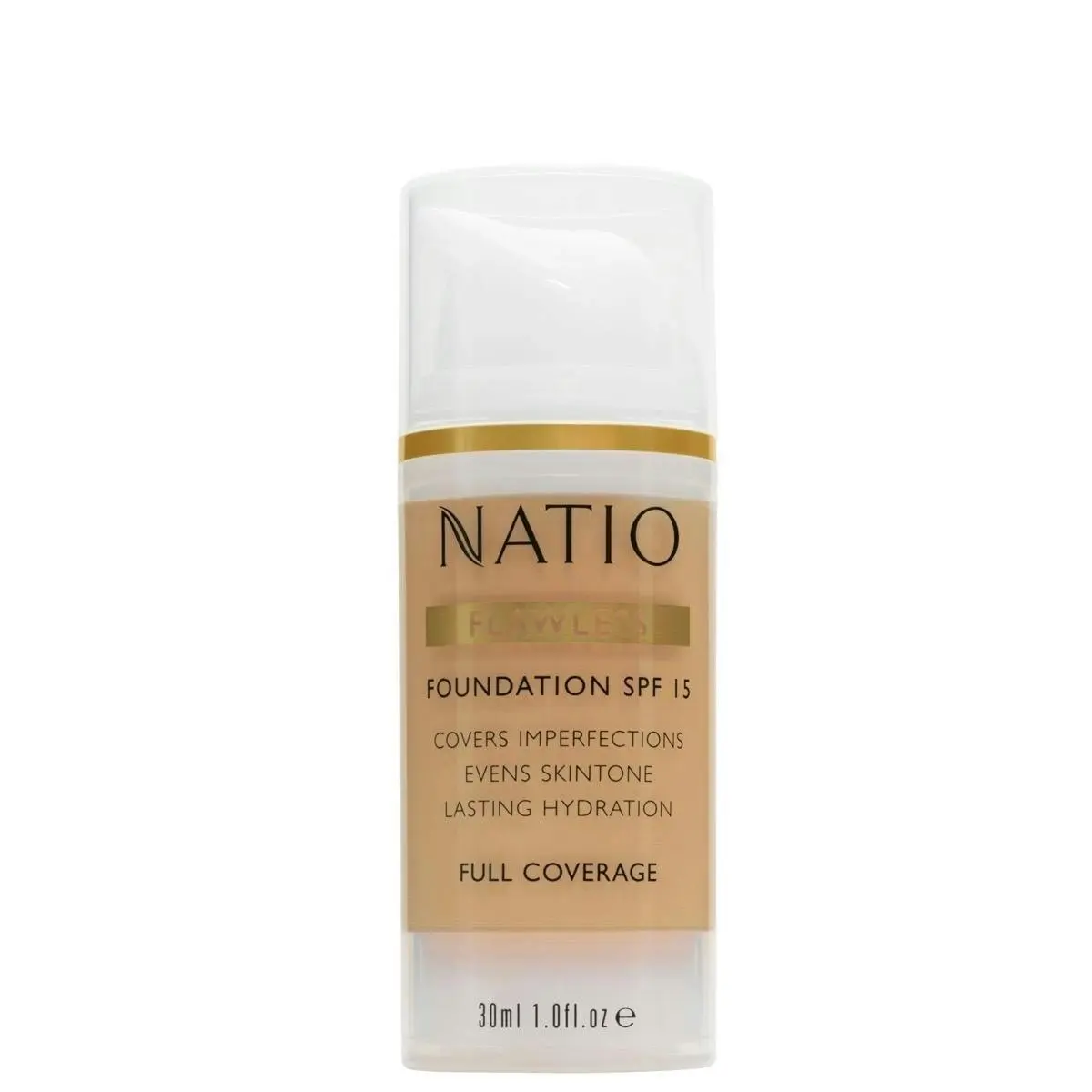 Natio Flawless Foundation SPF 15 Medium - Beauty