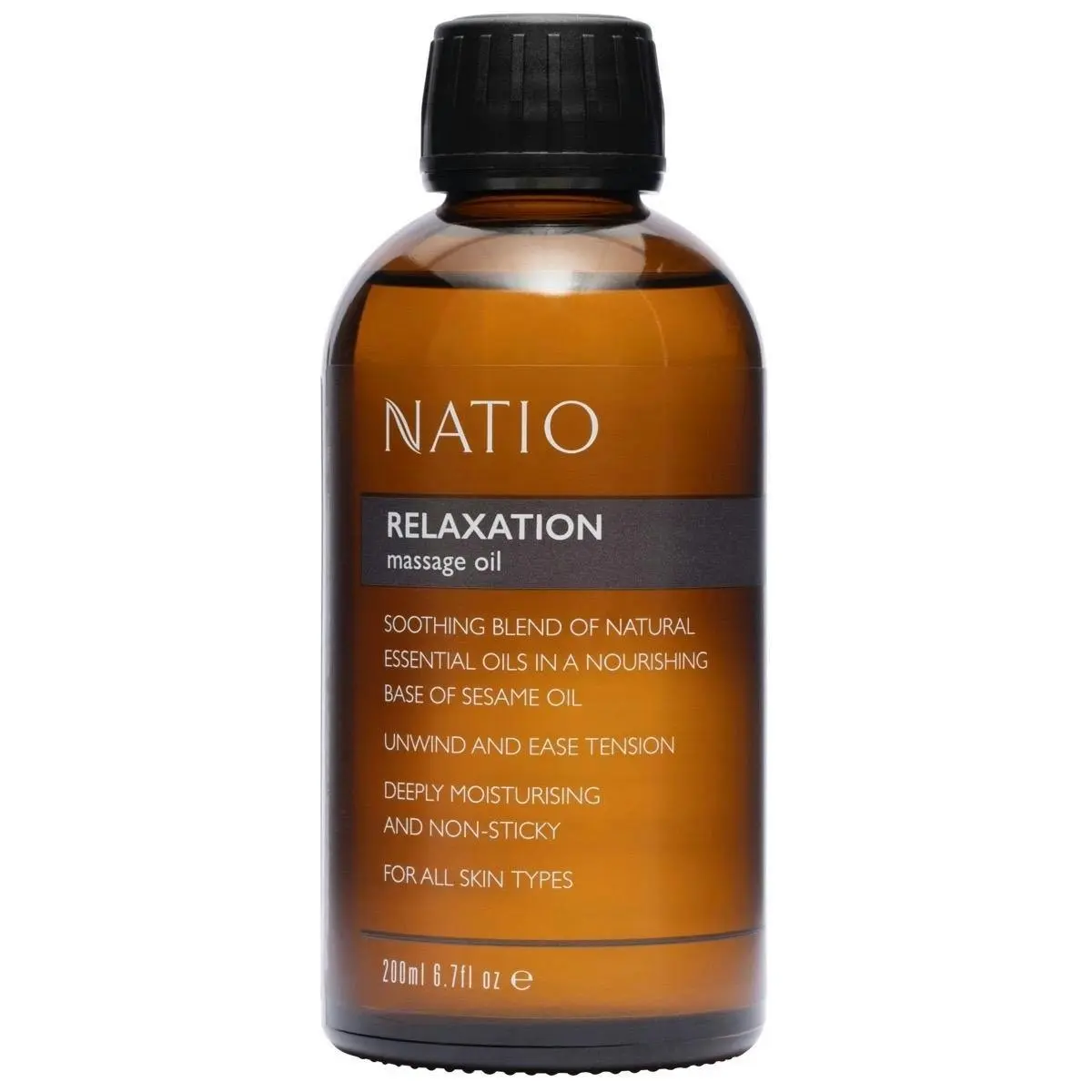 Natio Massage Oil Relaxation 200ml - Beauty