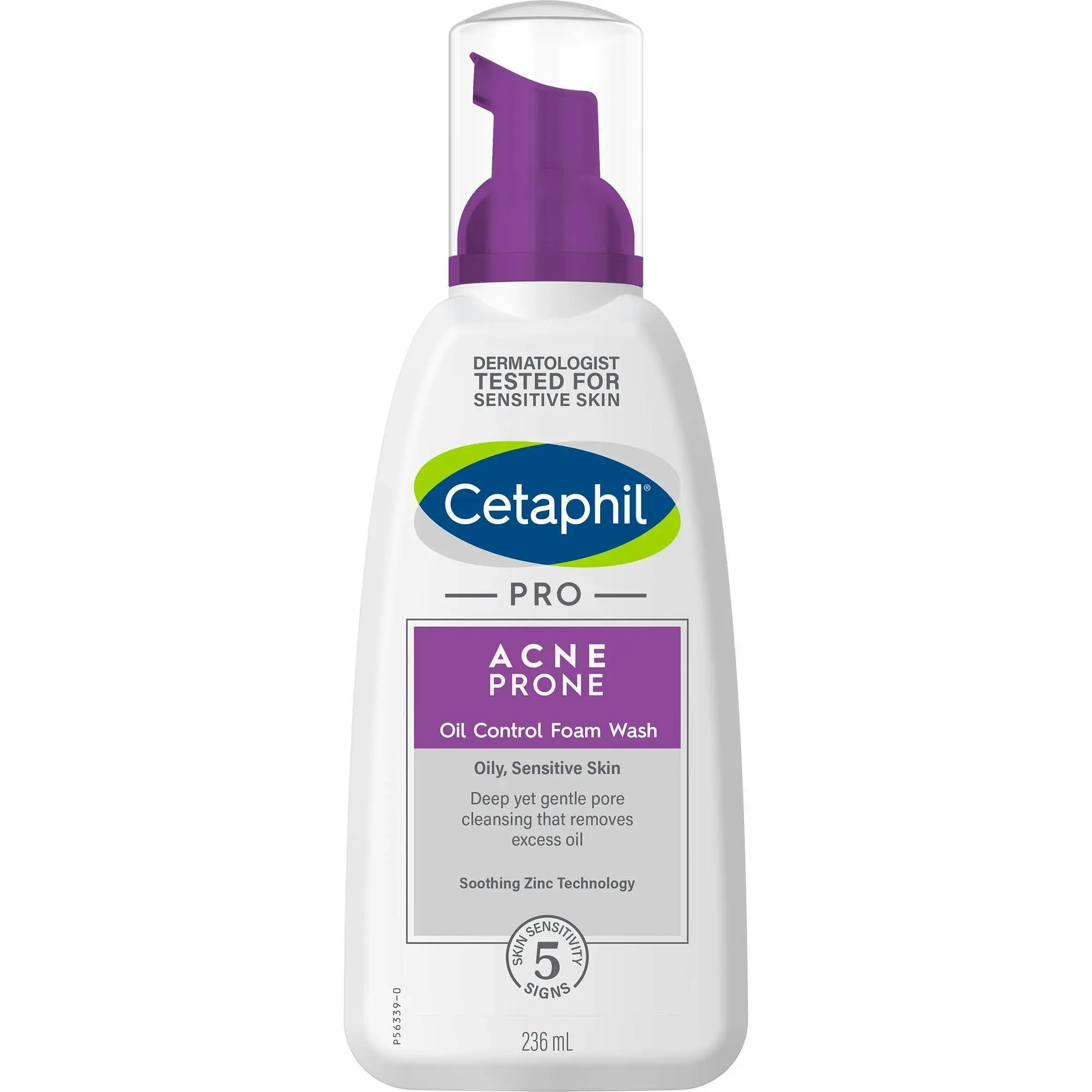 Cetaphil Pro Acne Prone Oil Control Foam Face Wash 236mL - Beauty