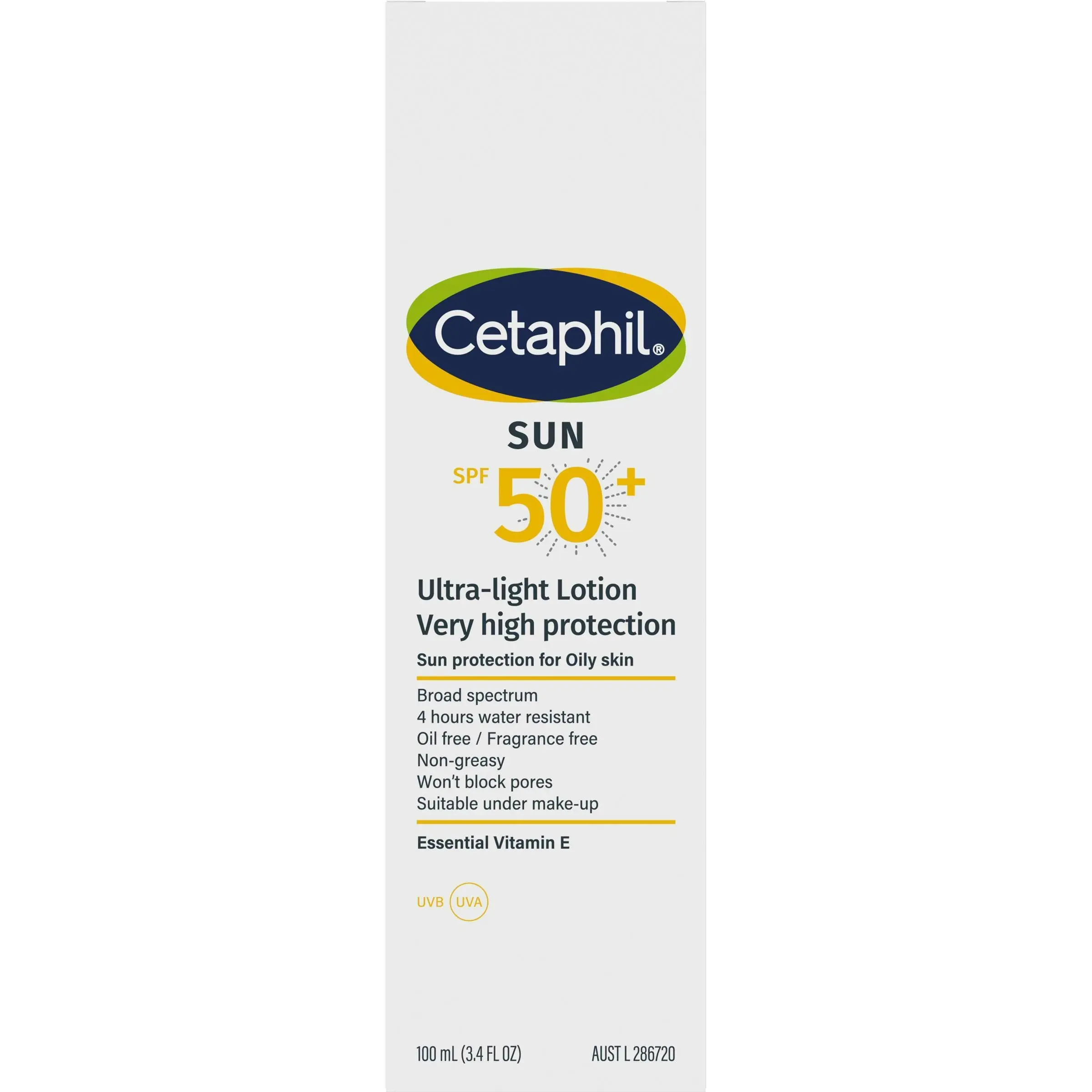 Cetaphil Sun Spf 50+Ultra Light Lotion 100mL - Beauty