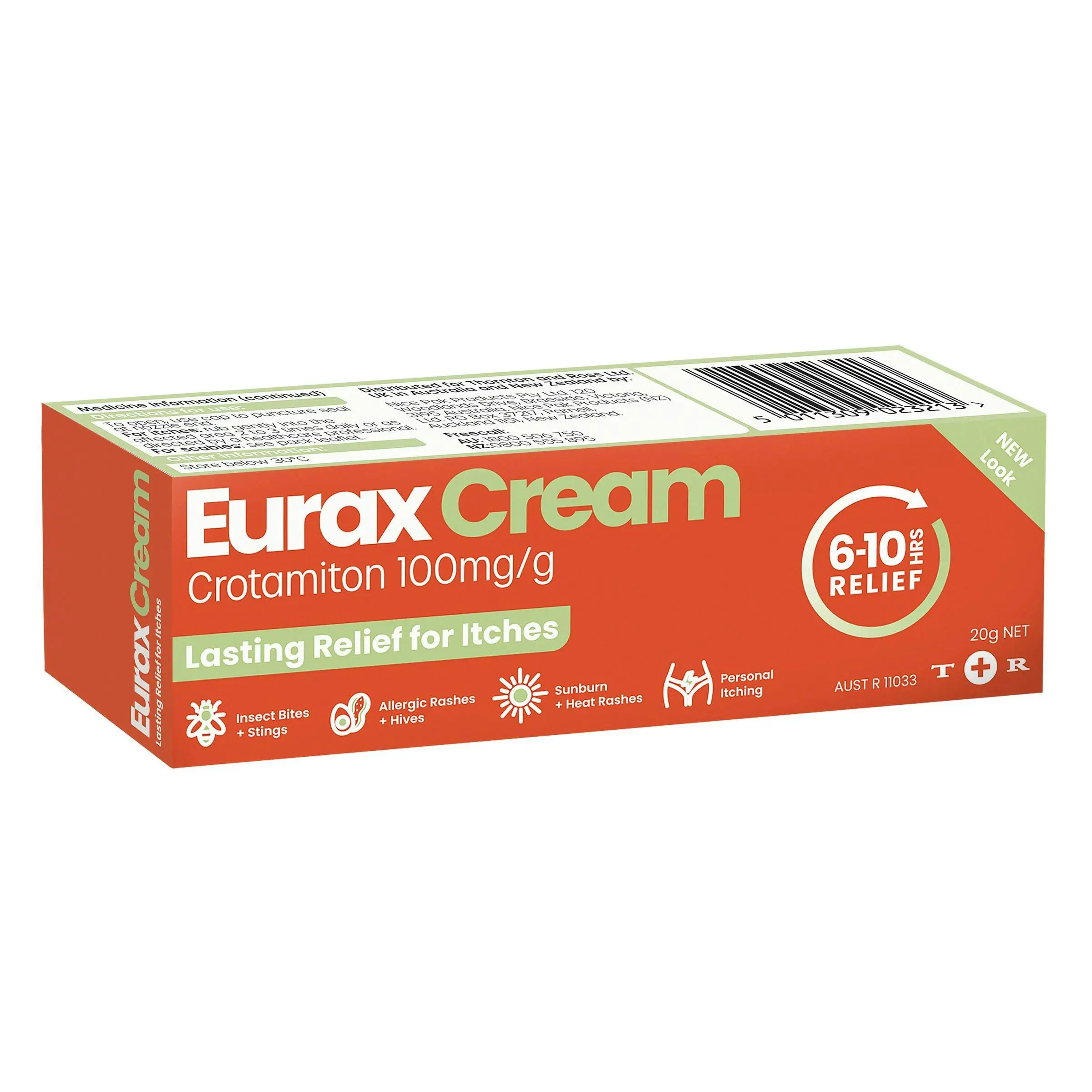 Eurax Cream 10% 20G - Health