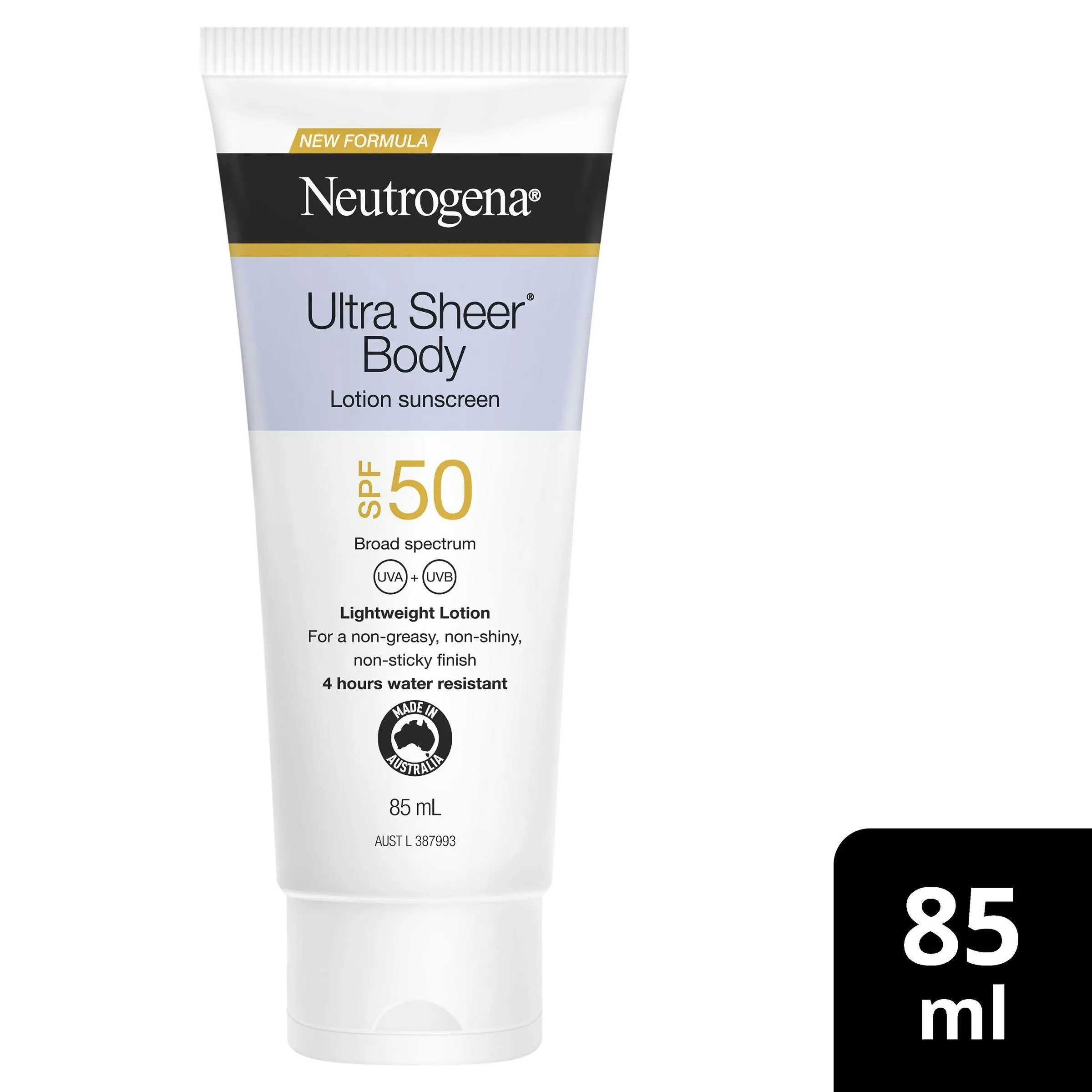 Neutrogena Ultra Sheer Sunscreen Lotion Spf 50+ 85mL - Beauty