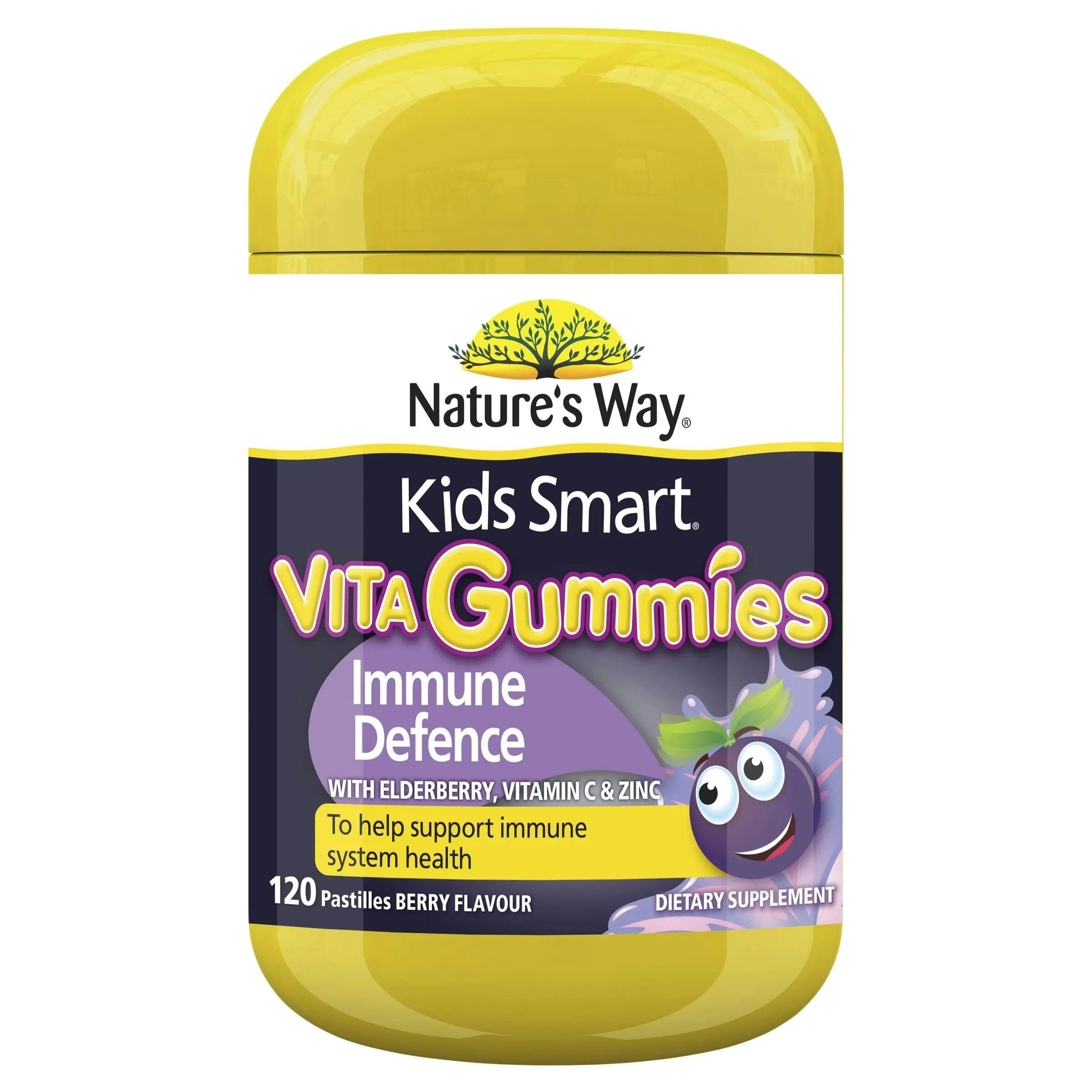 Nature's Way Kid Smart Vita Gummies Immune Defence 120 Pastilles - Health