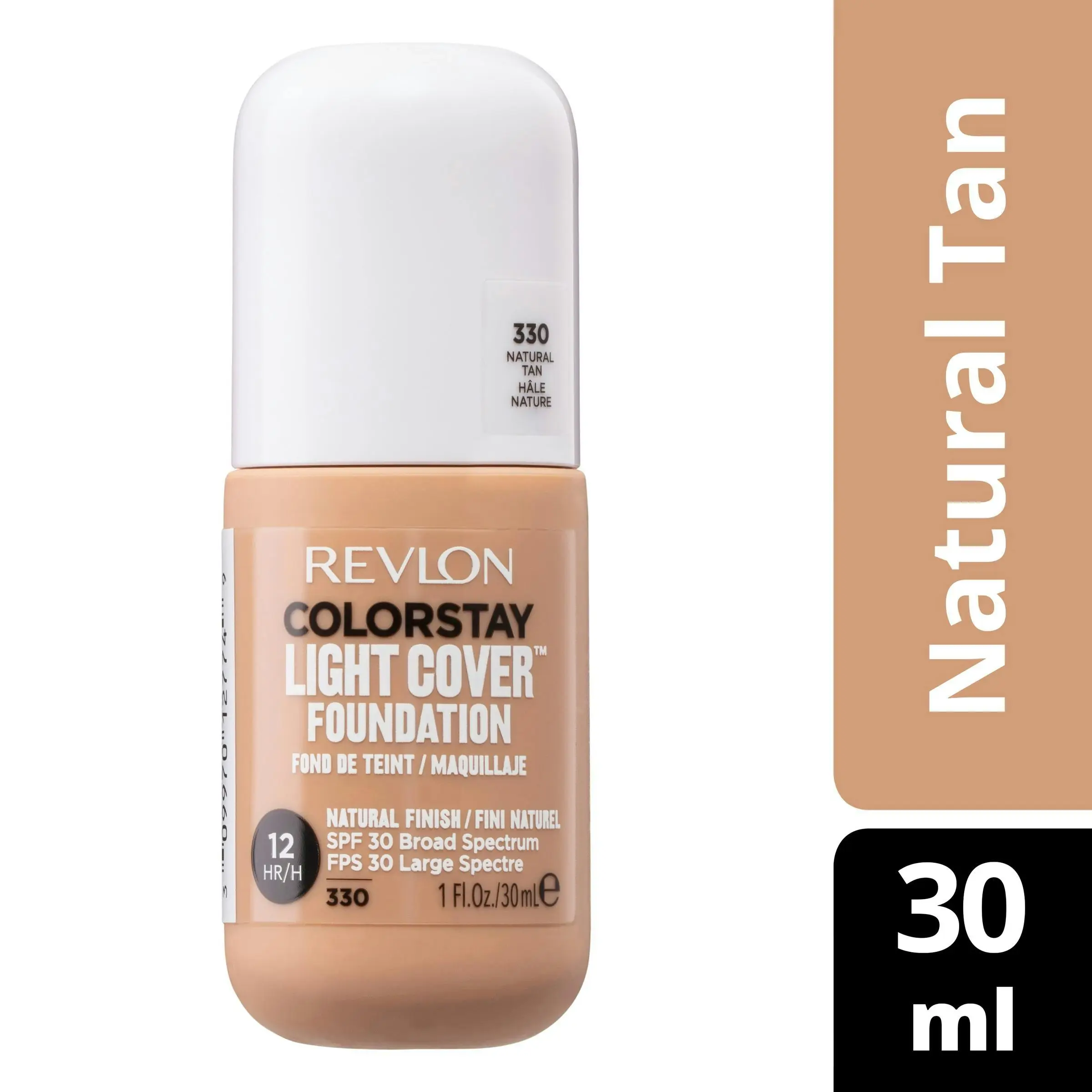 Revlon ColorStay Light Cover Foundation 330 Natural Tan - Beauty