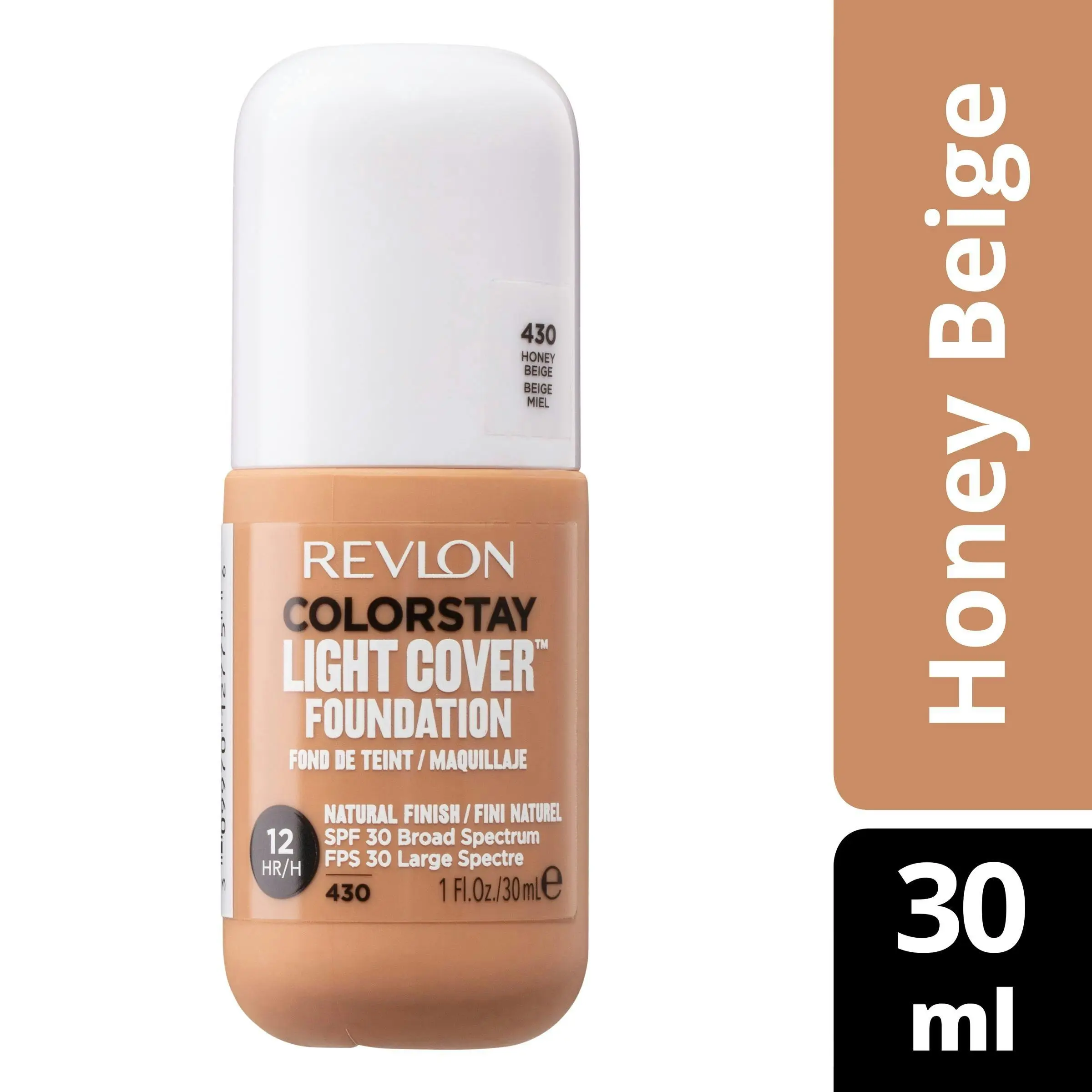 Revlon ColorStay Light Cover Foundation 430 Honey Beige - Beauty