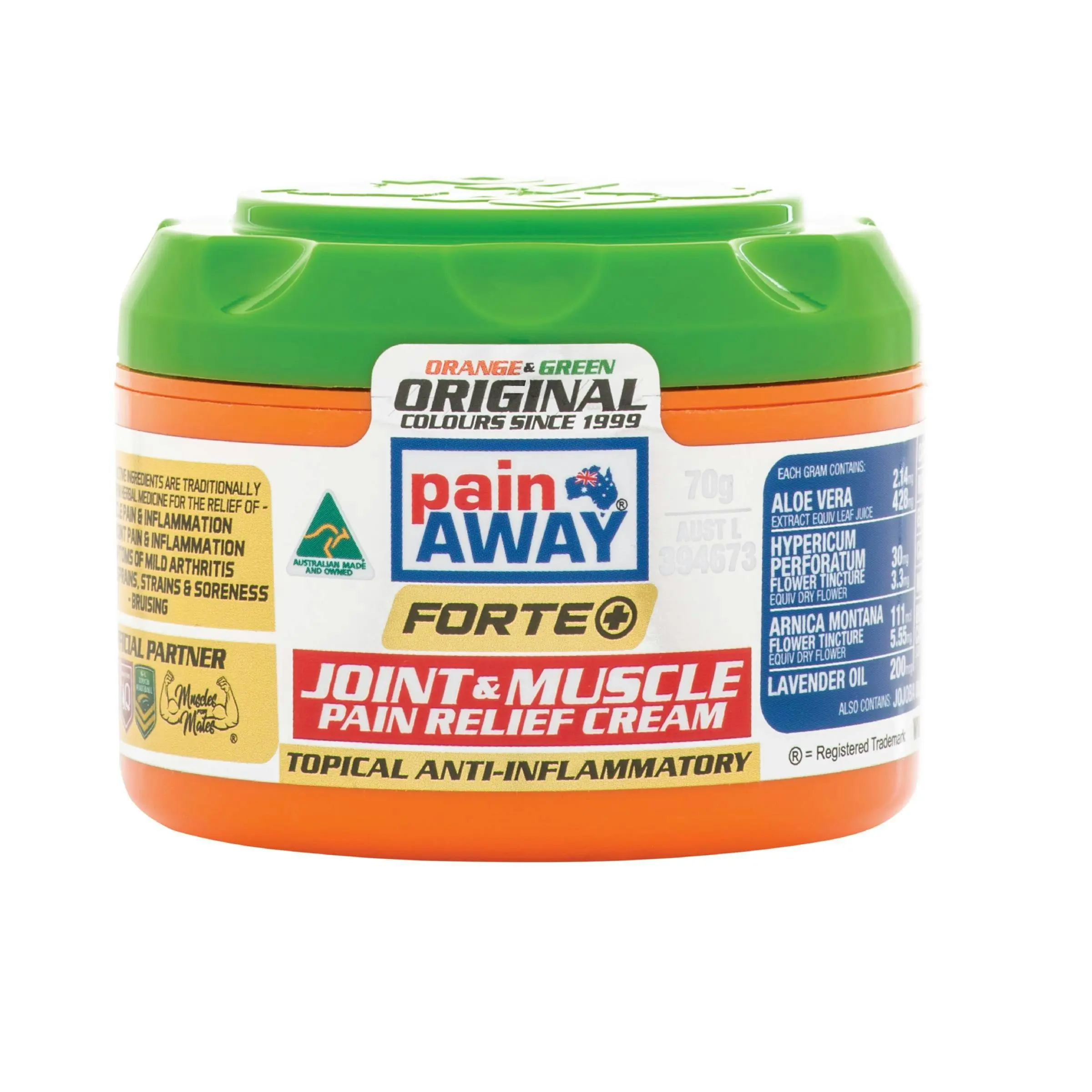 Pain Away Arthritis Cream 70G - Health