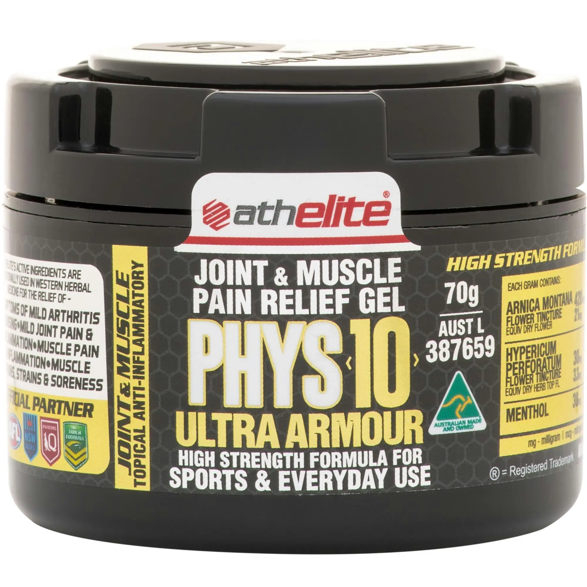 Athelite Sports Joint & Muscle Pain Relief Gel 70G - Health