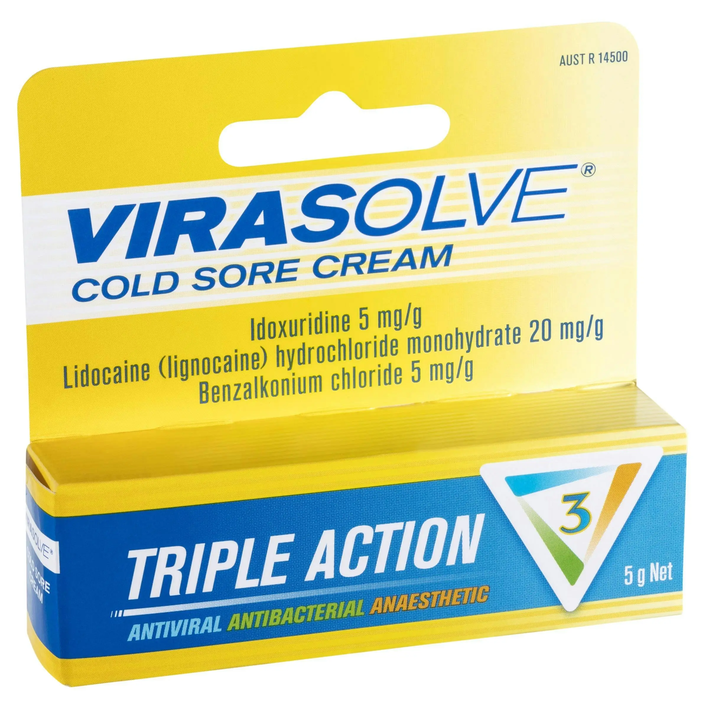 VIRASOLVE Cold Sore Cream 5g - Health