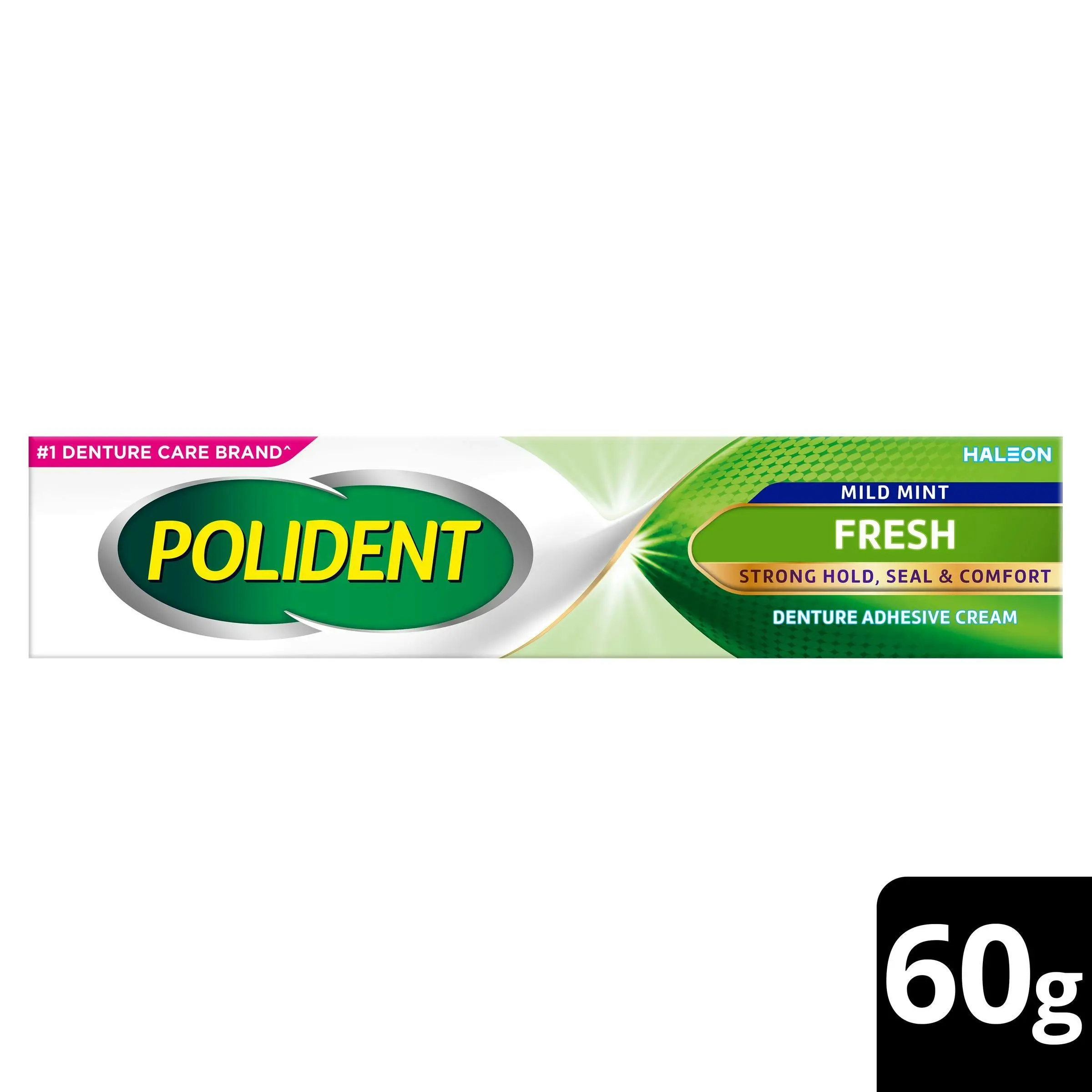 Polident Denture Adhesive Cream Fresh Mint 60g - Health