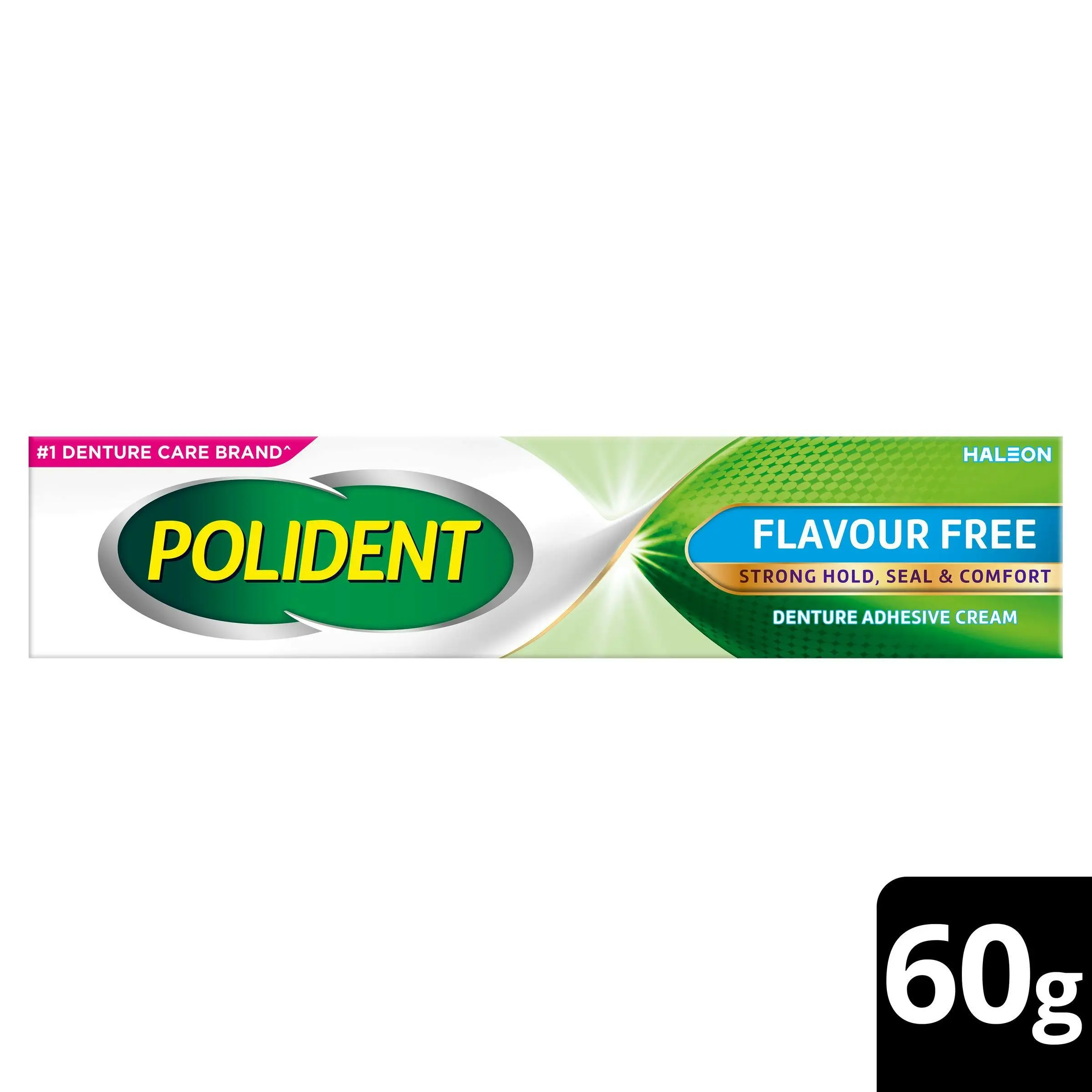 Polident Denture Adhesive Cream Flavour Free 60g - Health