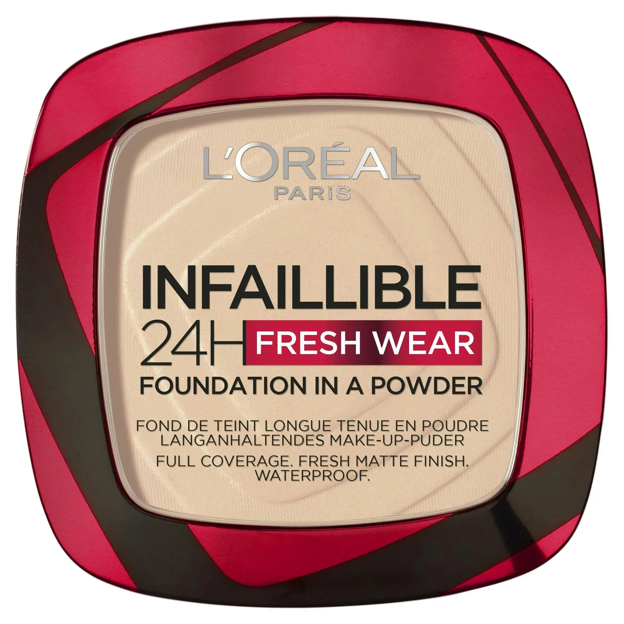 L'Oreal Infallible 24 Hour Foundation in a Powder 20 Ivory - Beauty