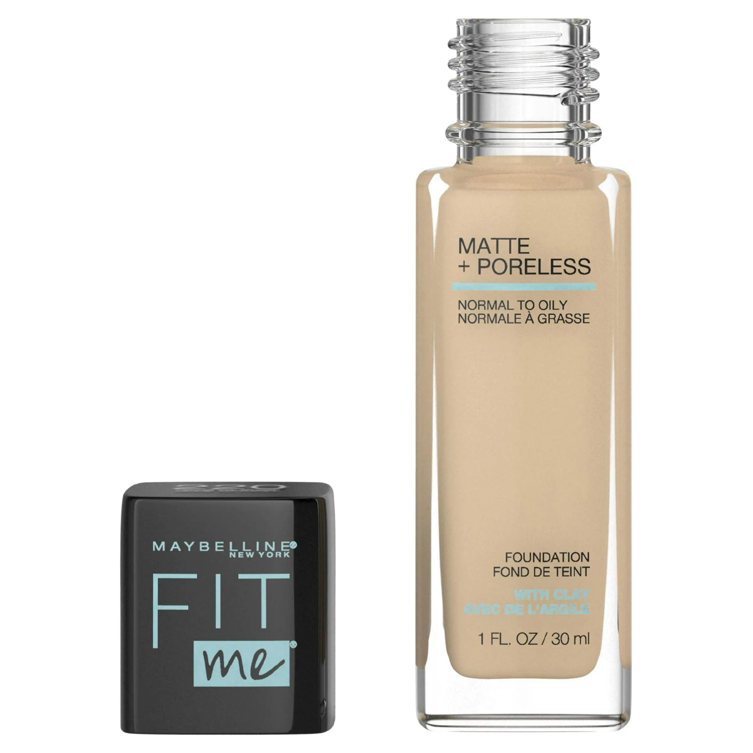 Maybelline Fit Me Matte & Poreless Mattifying Liquid Foundation Natural Beige 220 - Beauty