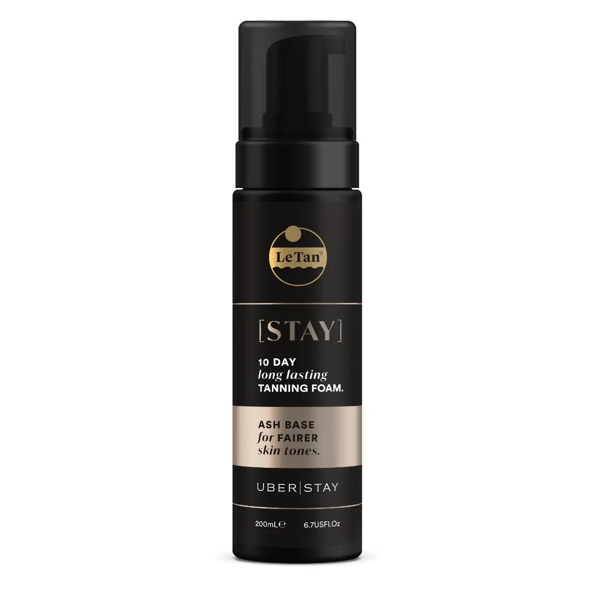 Le Tan Uber Stay Self Tanning Foam Ash Base 200mL - Beauty