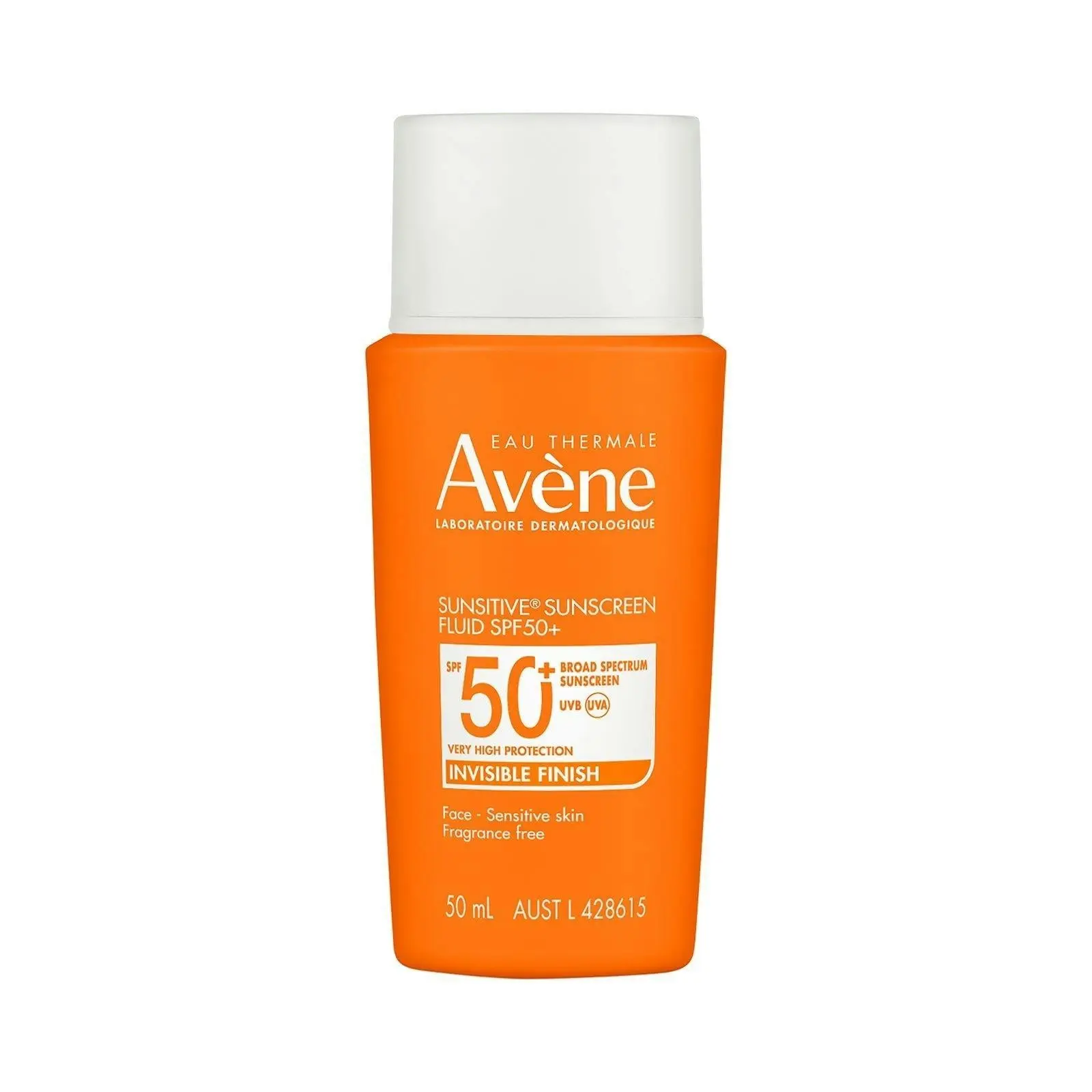 Avène Sunsitive Sunscreen Fluid SPF50+ 50ml - Beauty