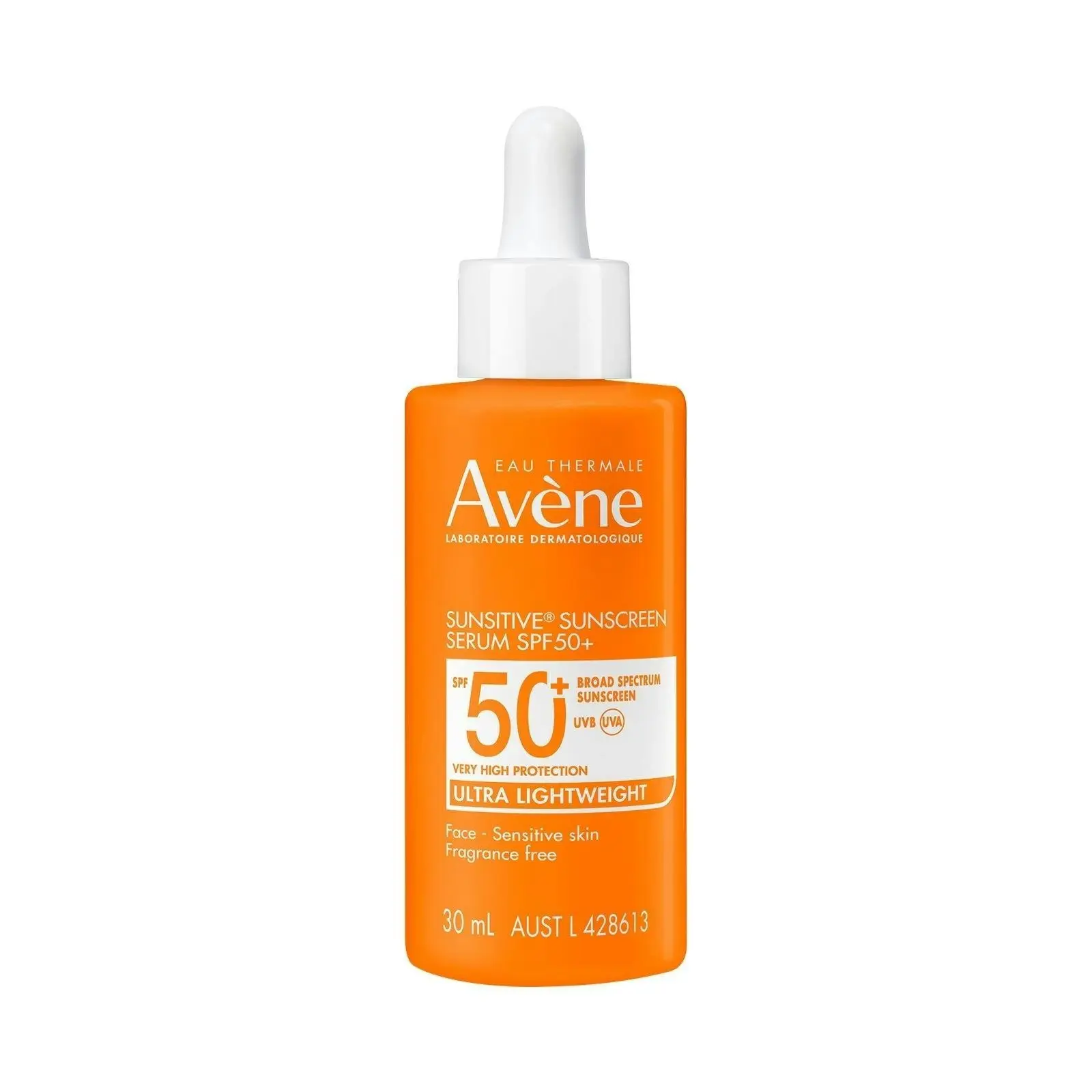 Avène Sunsitive Sunscreen Serum SPF50+ 30ml - Beauty