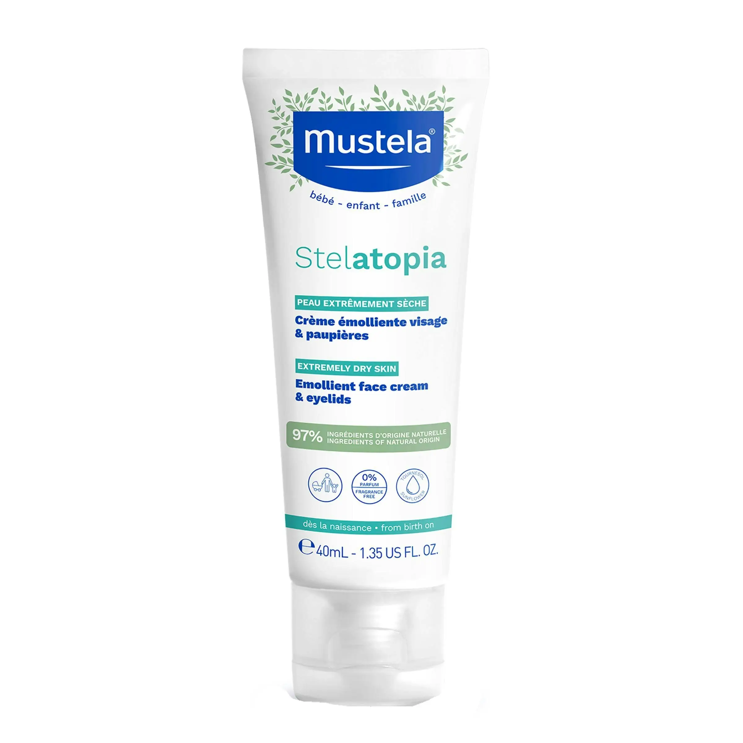 MUSTELA Stelatopia® Emollient Face Cream 40ml - Baby