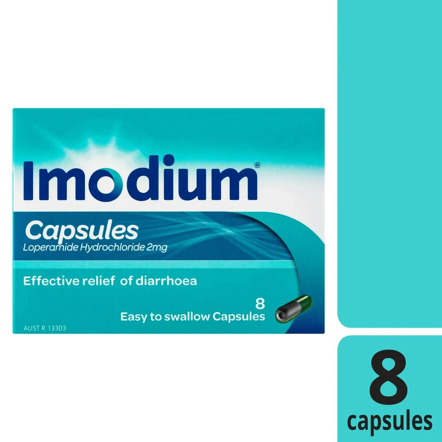IMODIUM Diarrhoea Capsules 8 Pack - Health