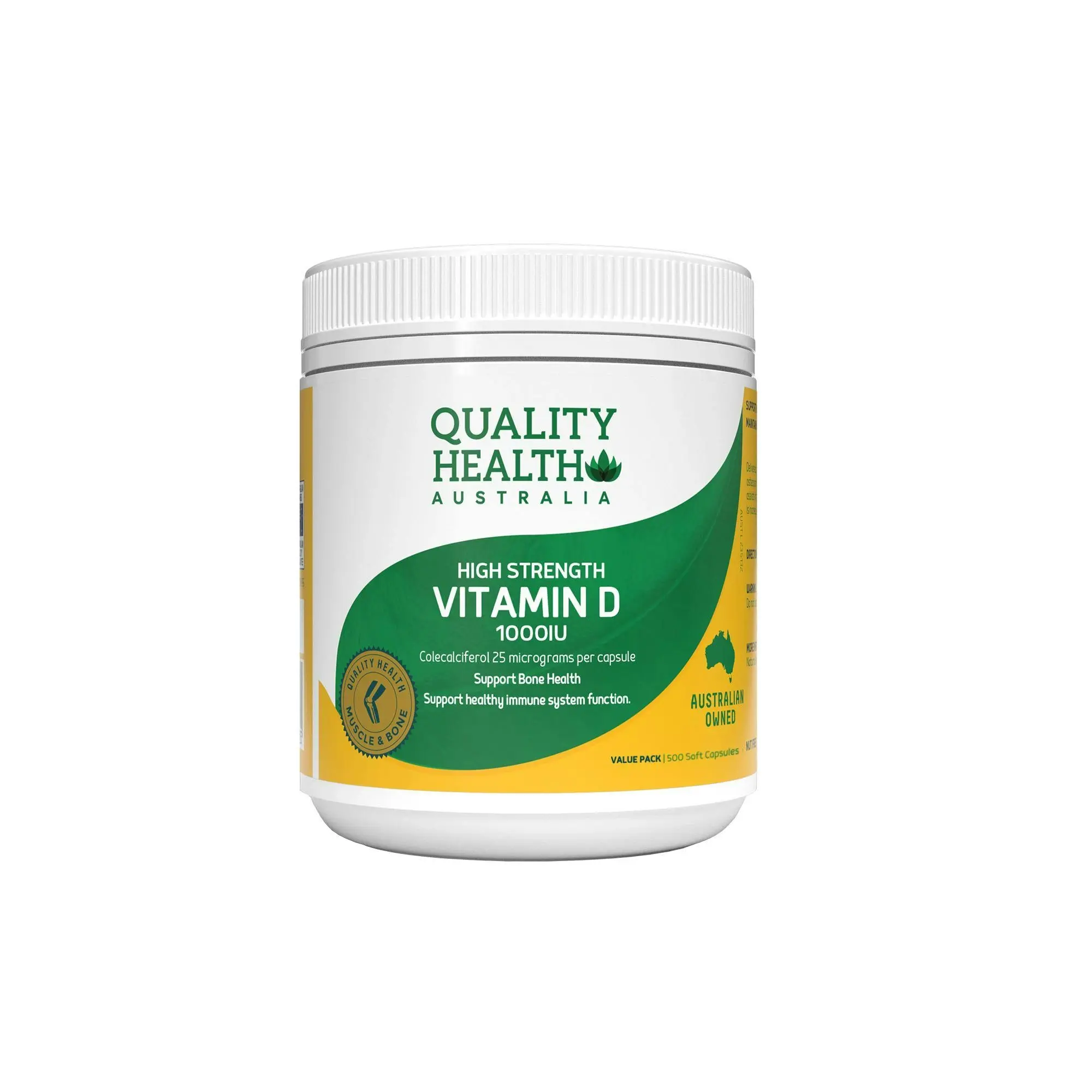 Quality Health Viamin D 1000IU 500s