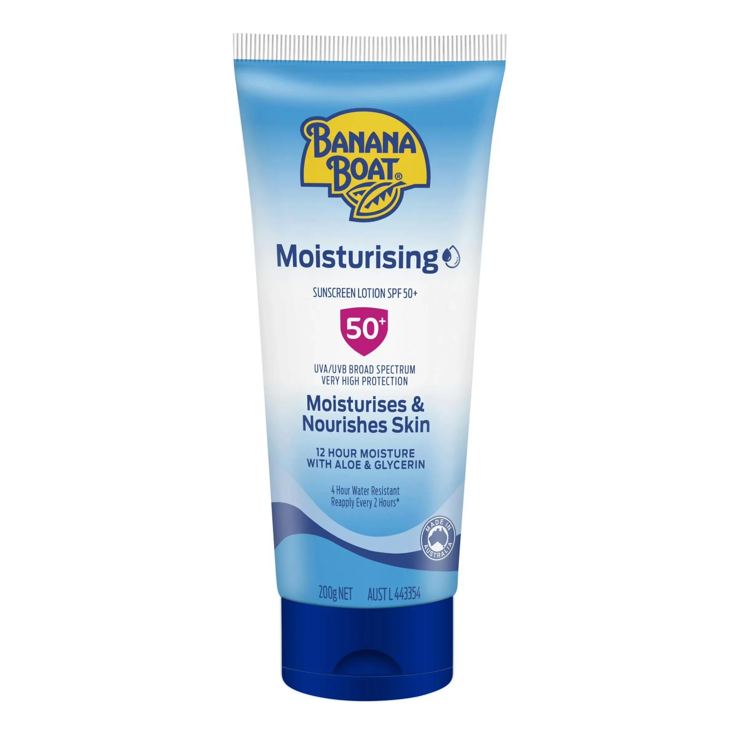 Banana Boat Moisturising Sunscreen Lotion SPF50+ 200g - Beauty