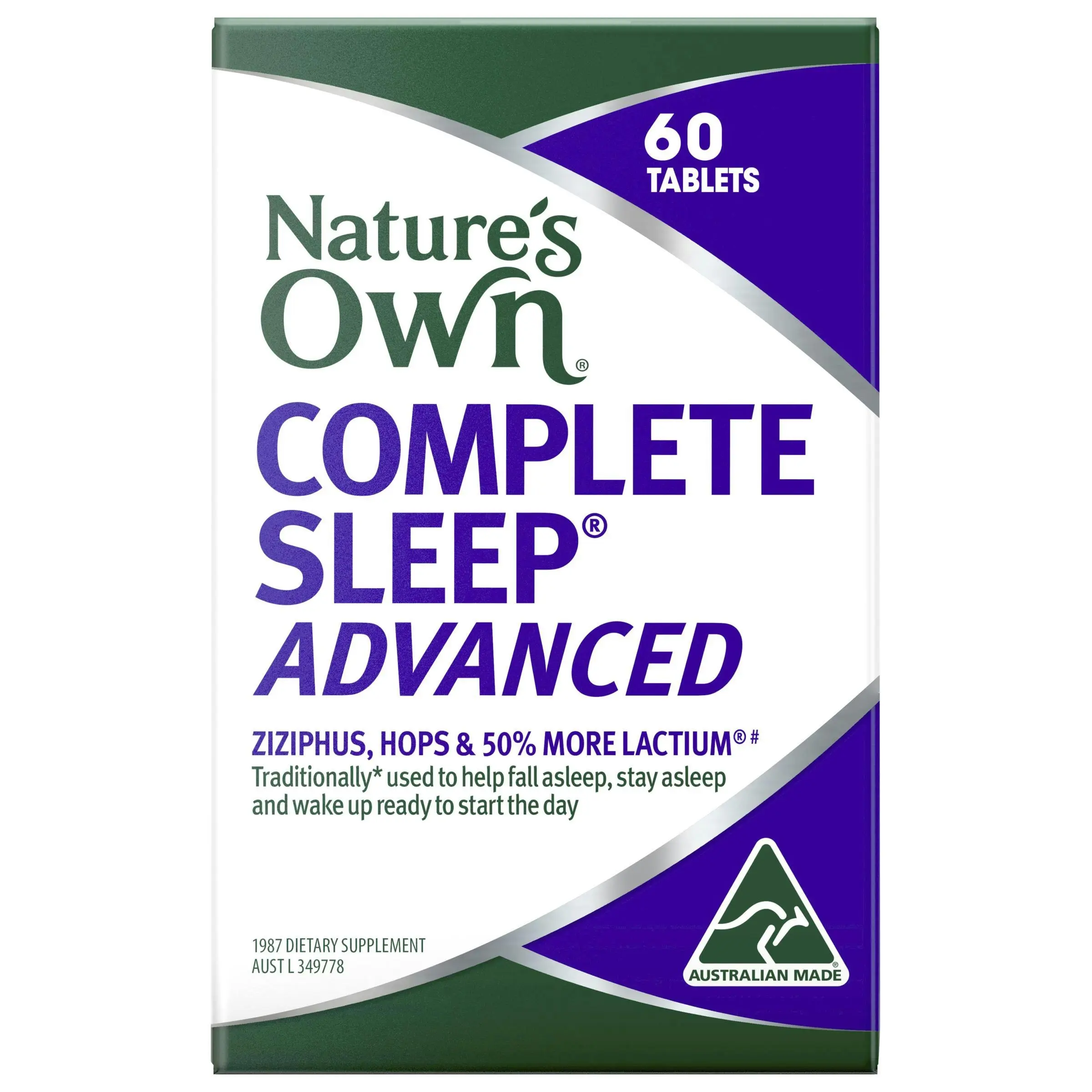 Nature's Own Complete Sleep Advanced 60 Tablets - Health