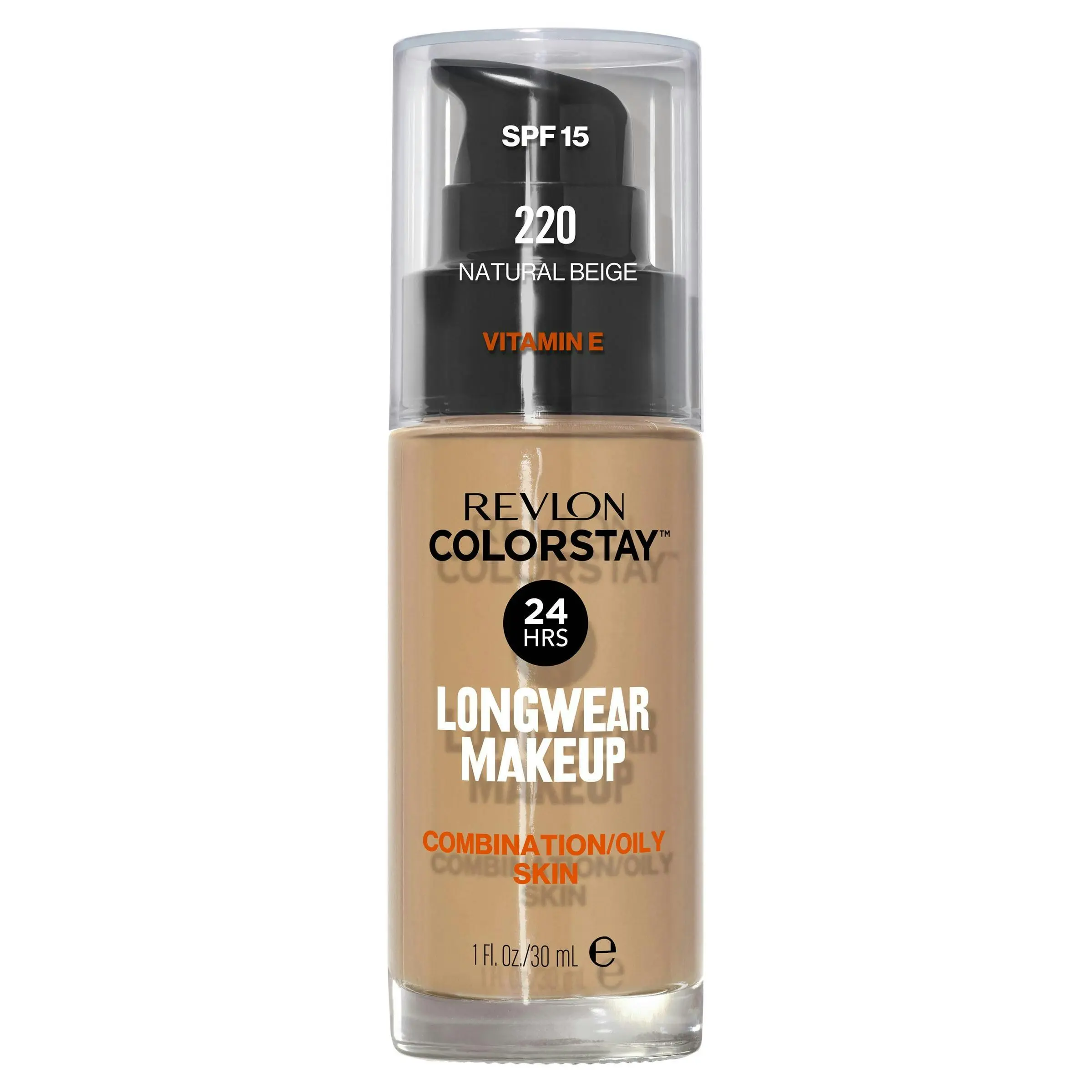 Revlon ColorStay 24 Hour Longwear Foundation Combination/Oily Natural Beige - Beauty