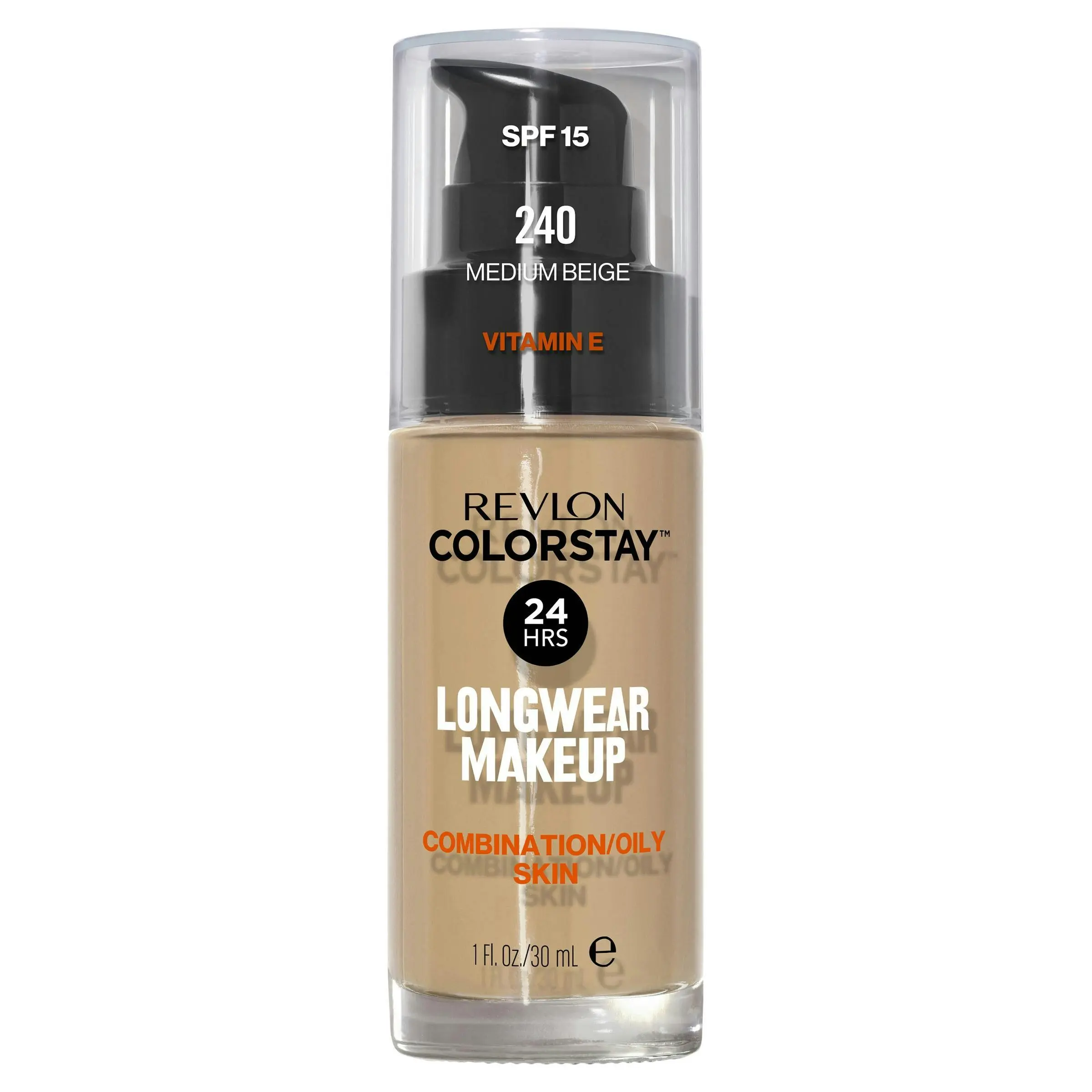 Revlon ColorStay 24 Hour Longwear Foundation Combination/Oily Medium Beige - Beauty