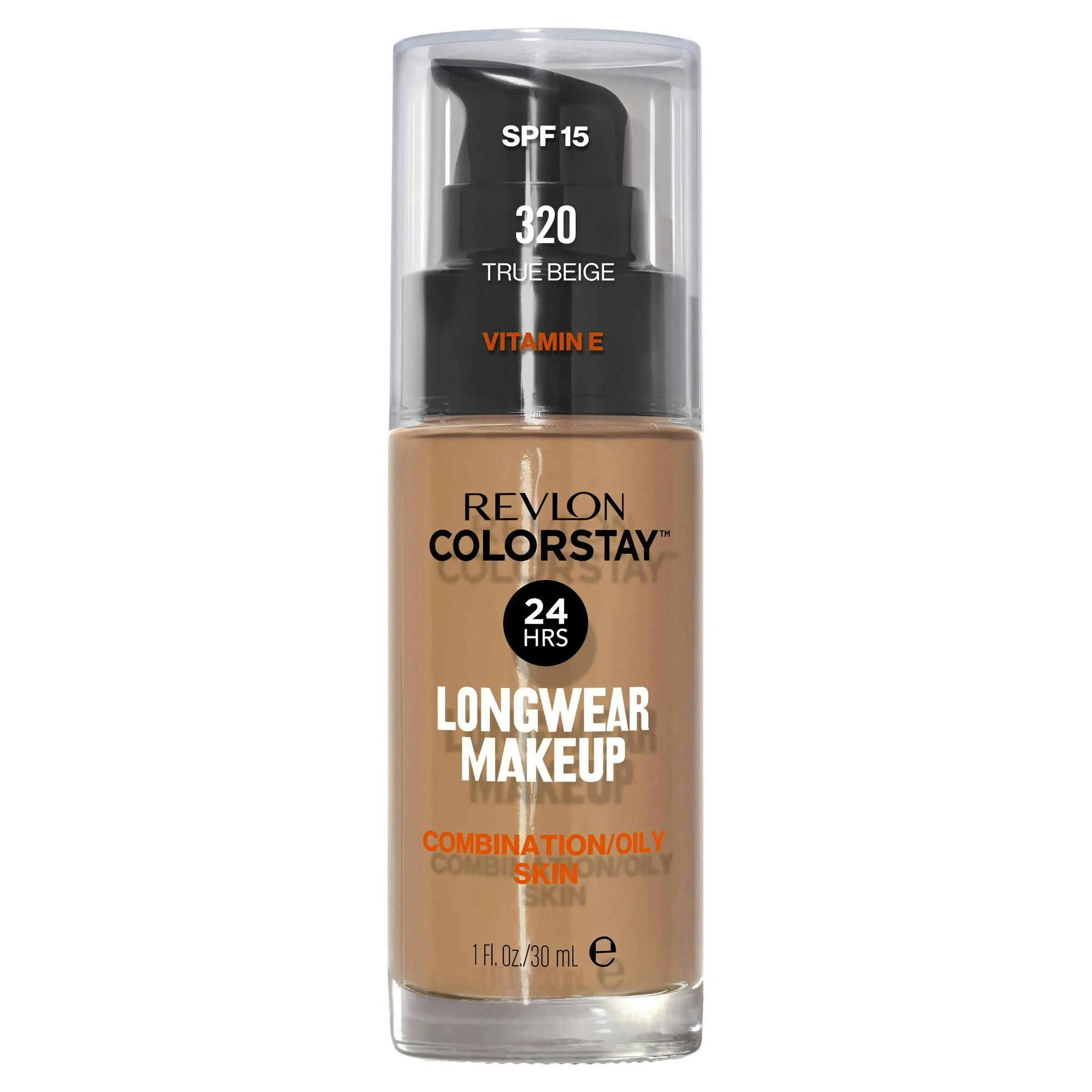 Revlon ColorStay 24 Hour Longwear Foundation Combination/Oily True Beige - Beauty