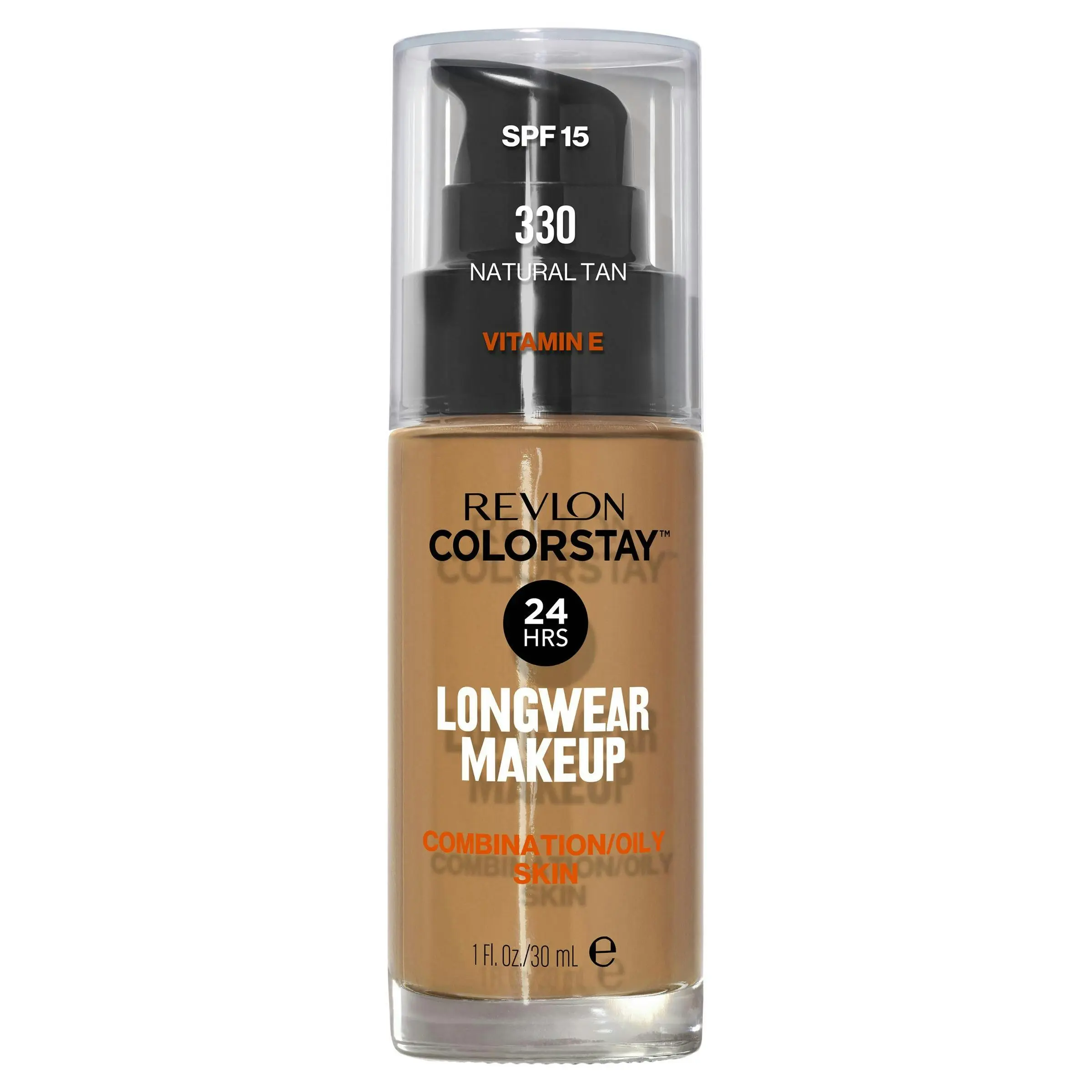 Revlon ColorStay 24 Hour Longwear Foundation Combination/Oily Natural Tan - Beauty