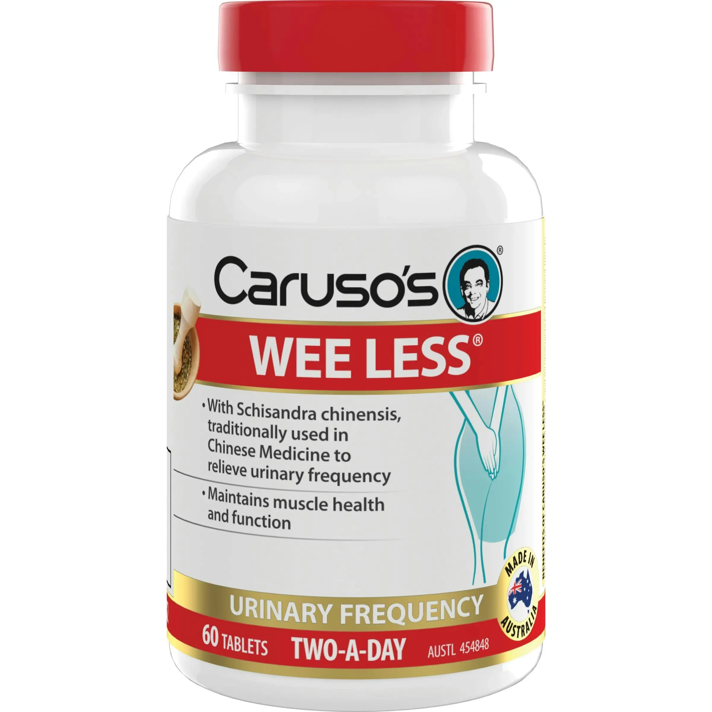 Caruso's Wee Less Tabs 60 Tablets - Half Price Vitamins Sale