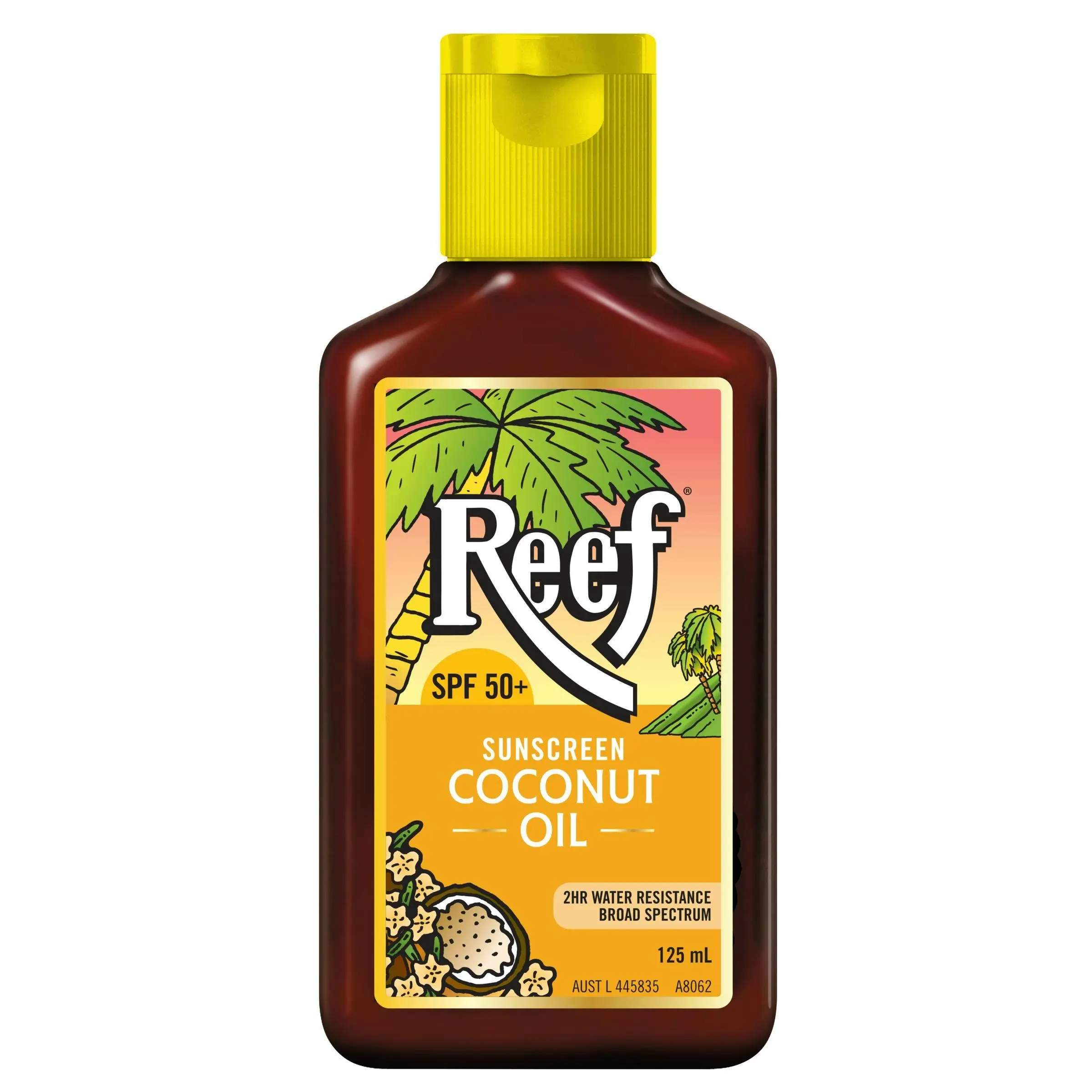 Reef Coconut Oil Sunscreen SPF 50+ 125ml - Beauty