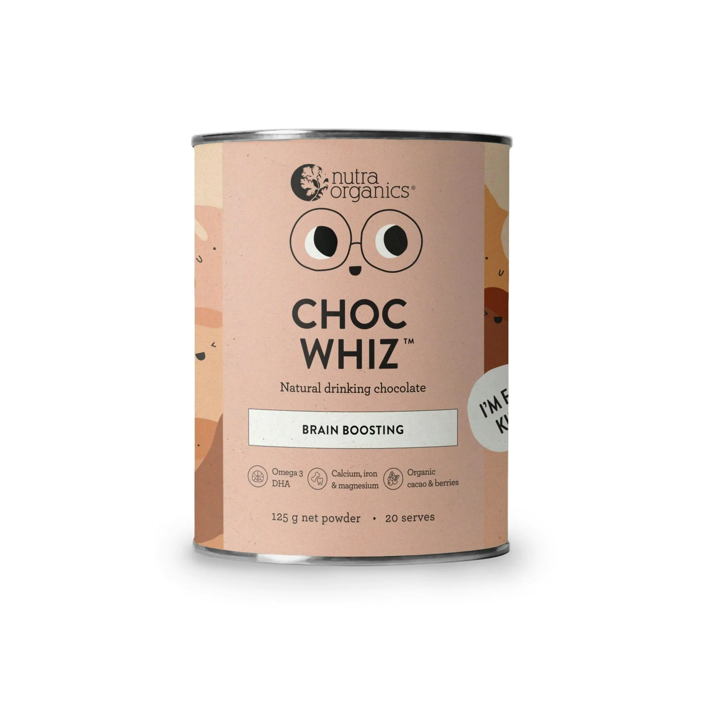 Nutra Organics Choc Wizz 125g - Health