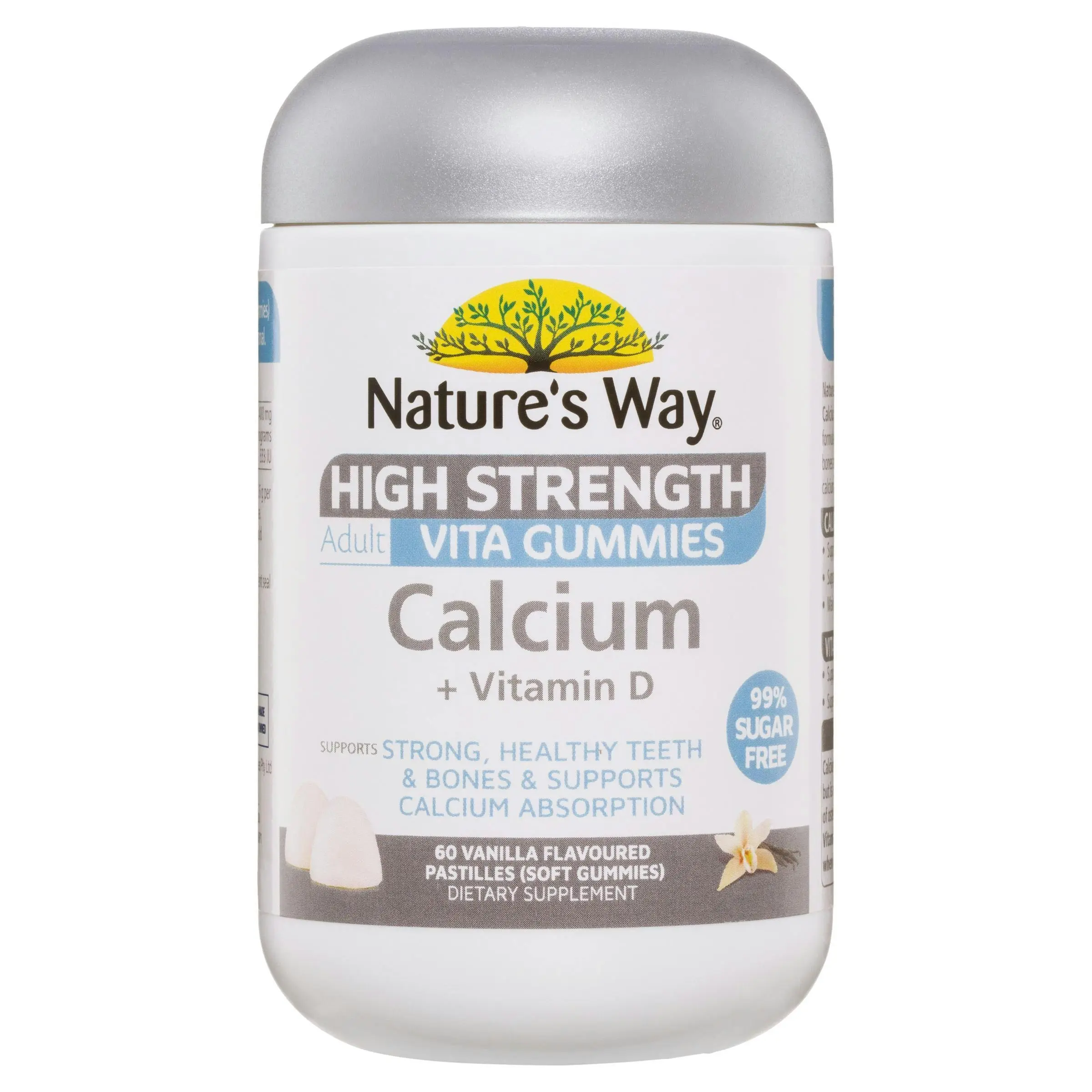 Nature's Way High Strength Adult Vita Gummies Calcium + Vitamin D 60's - Health
