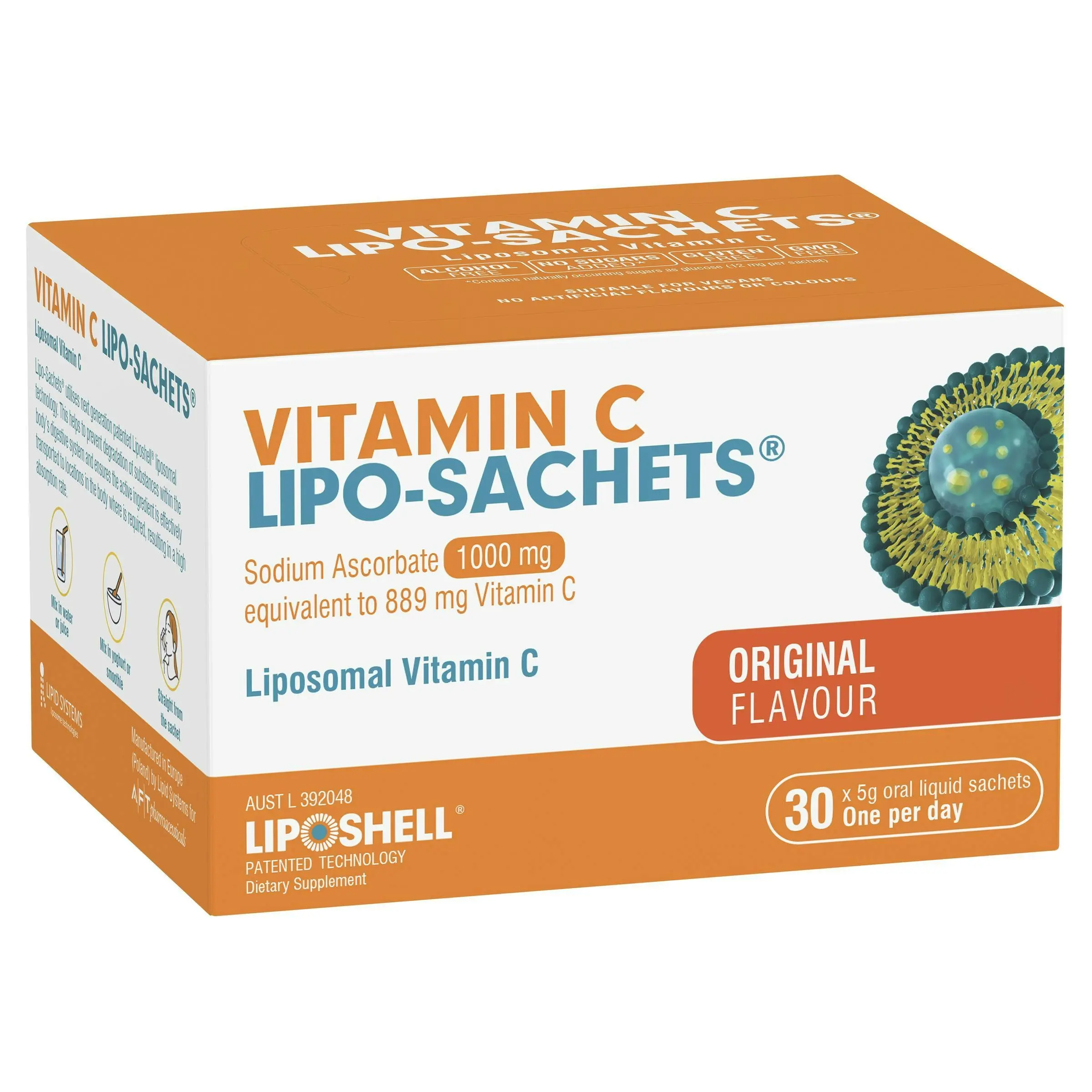 Lipo-Sachets Vitamin C Original 5g 30 Sachets