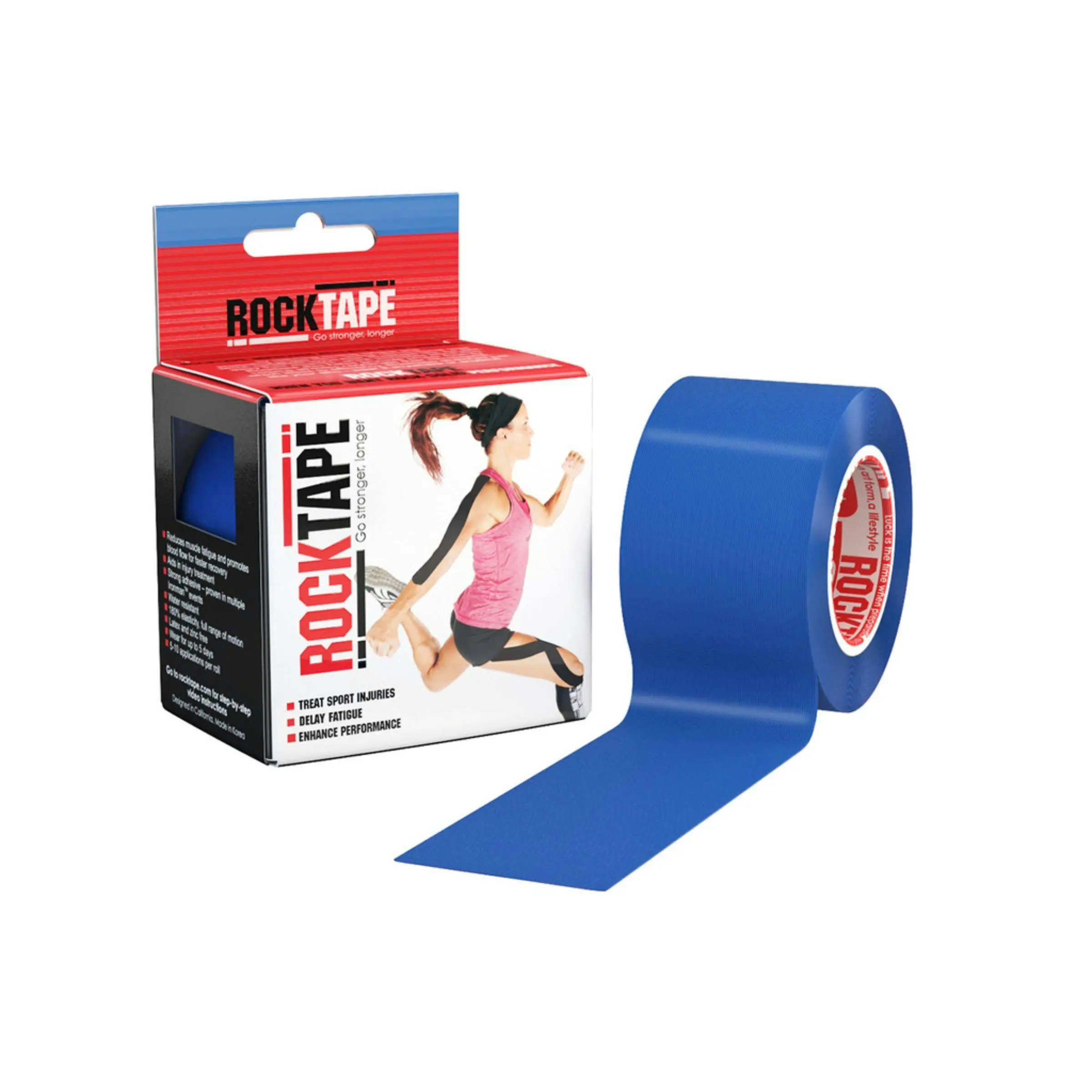 RockTape Kinesiology Tape Navy Blue 5cm x 5m - Health