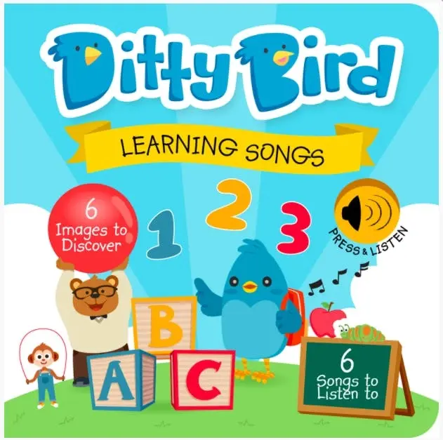 Ditty Birds Learning Songs Board Books - Toys & Games