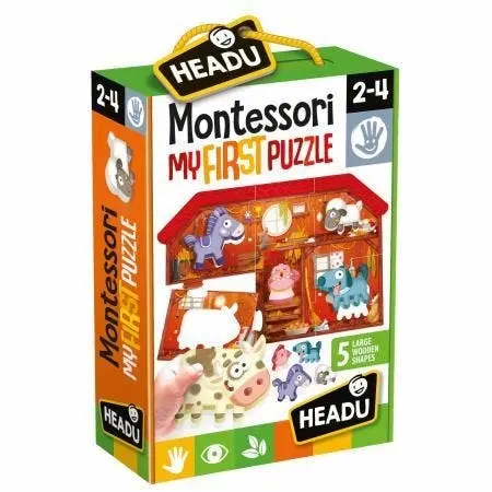 Headu Montessori My First Puzzle The Farm - Toys & Games