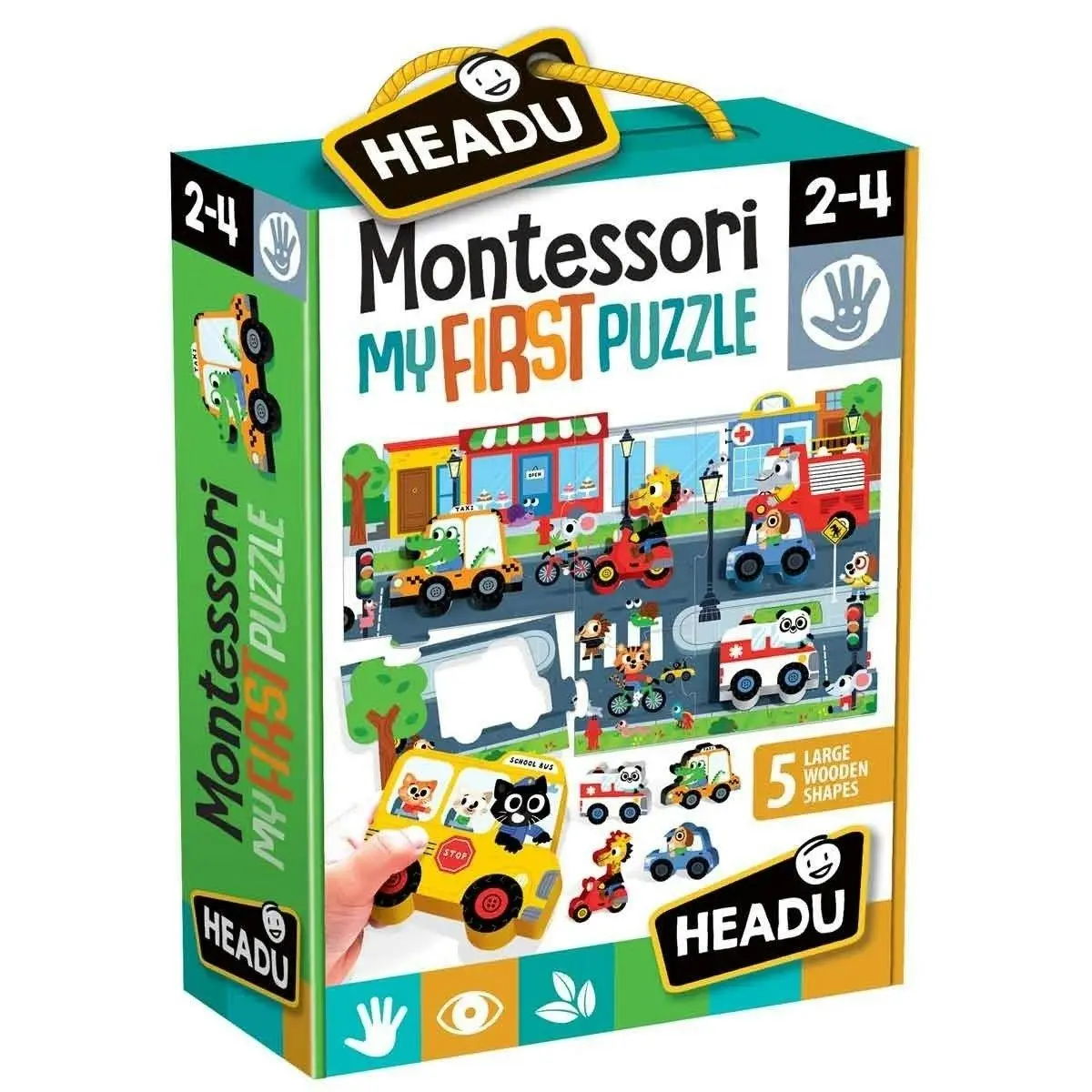 Headu Montessori My First Puzzle The City - Toys & Games