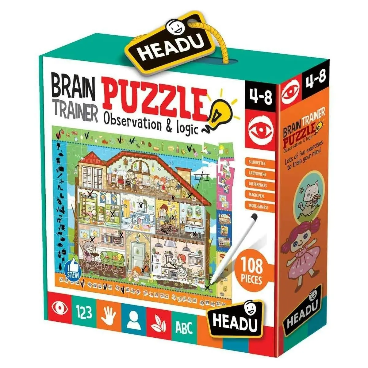 Headu Brain Trainer Puzzle - Toys & Games