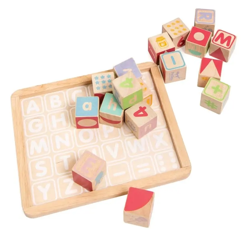 Le Toy Van Petilou ABC Wooden Blocks - Toys & Games