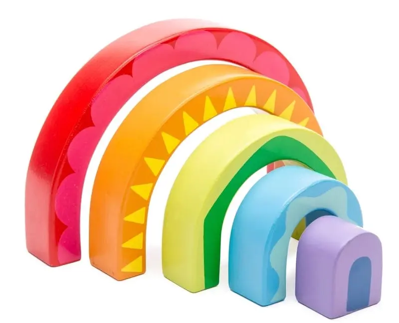 Le Toy Van Petilou Rainbow Tunnel Toy - Toys & Games