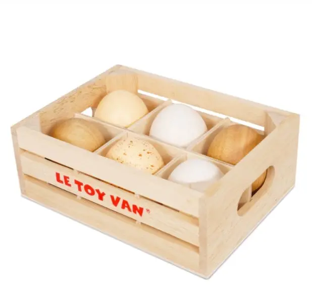 Le Toy Van Honeybake Farm Eggs in Crate - Toys & Games