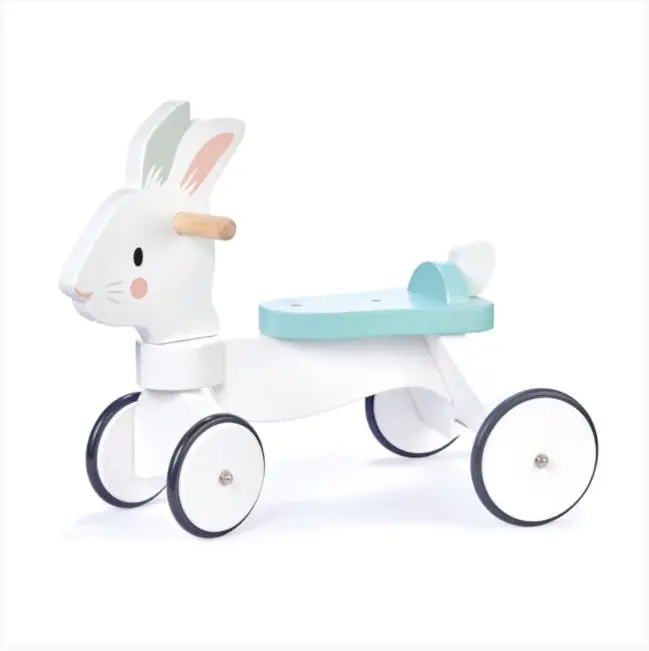 Tender Leaf Toys Running Rabbit Wooden Ride On - Toys & Games