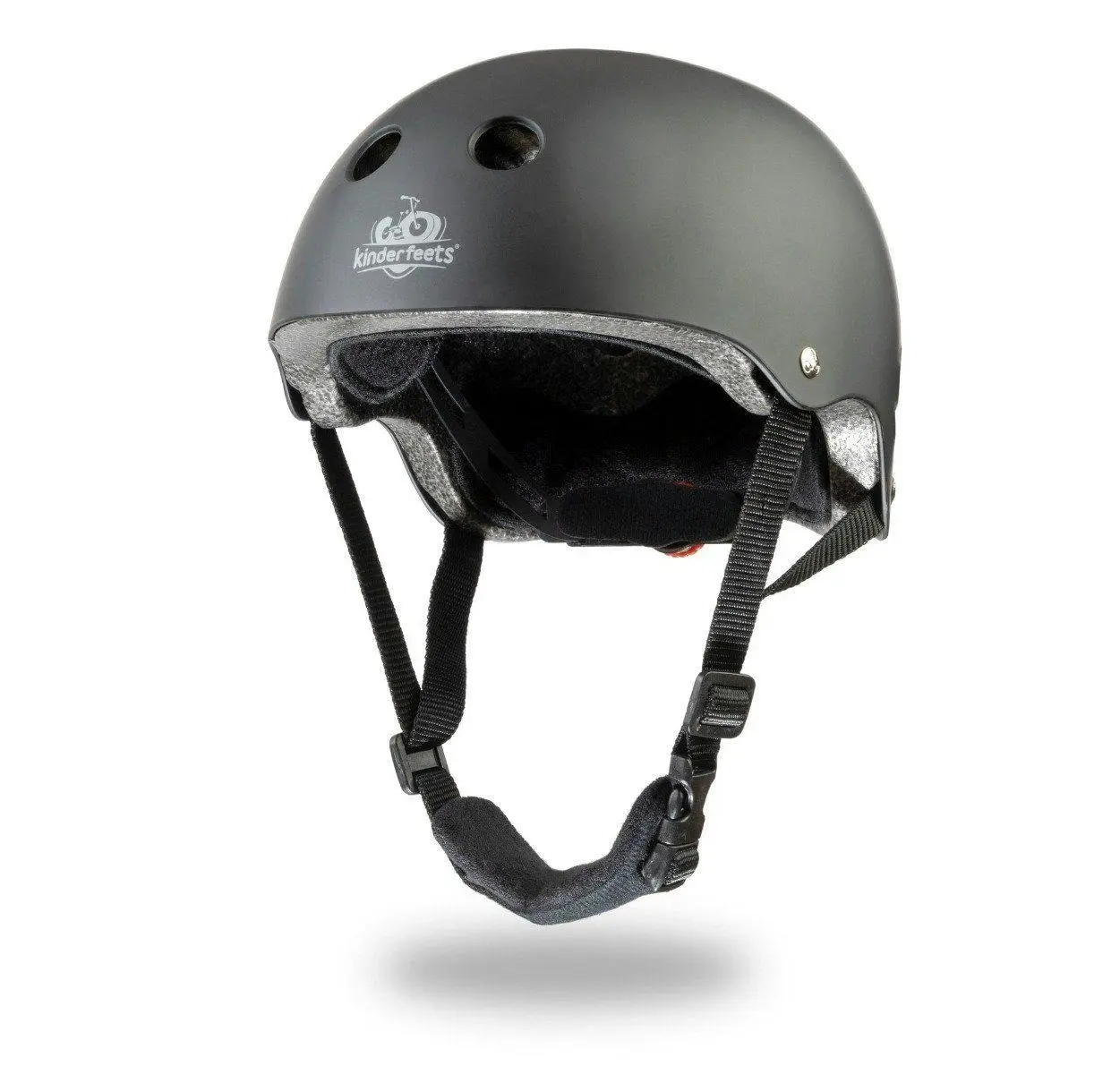 Kinderfeets Toddler Bike Helmet Matte Black - Sports & Outdoor