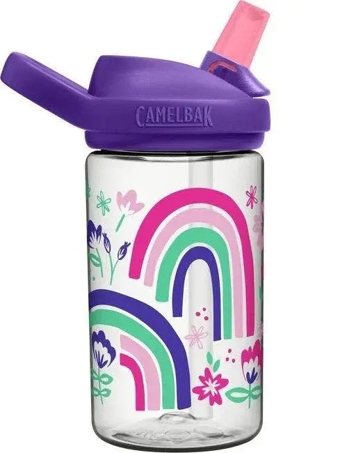 Camelbak Eddy 400mL Kids Drink Bottle - Rainbow Floral