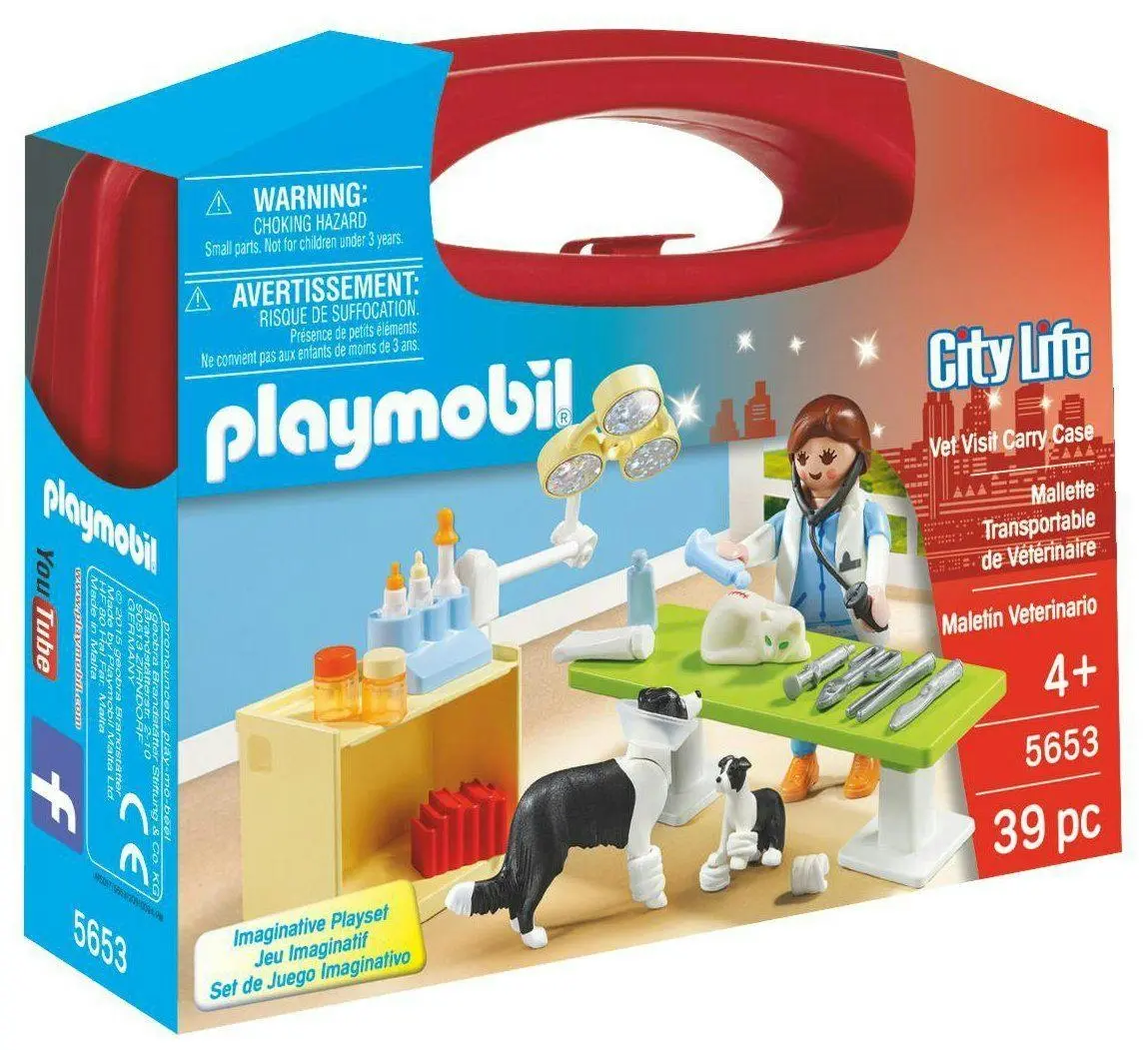 Playmobil Vet Visit Carry Case - Toys & Games